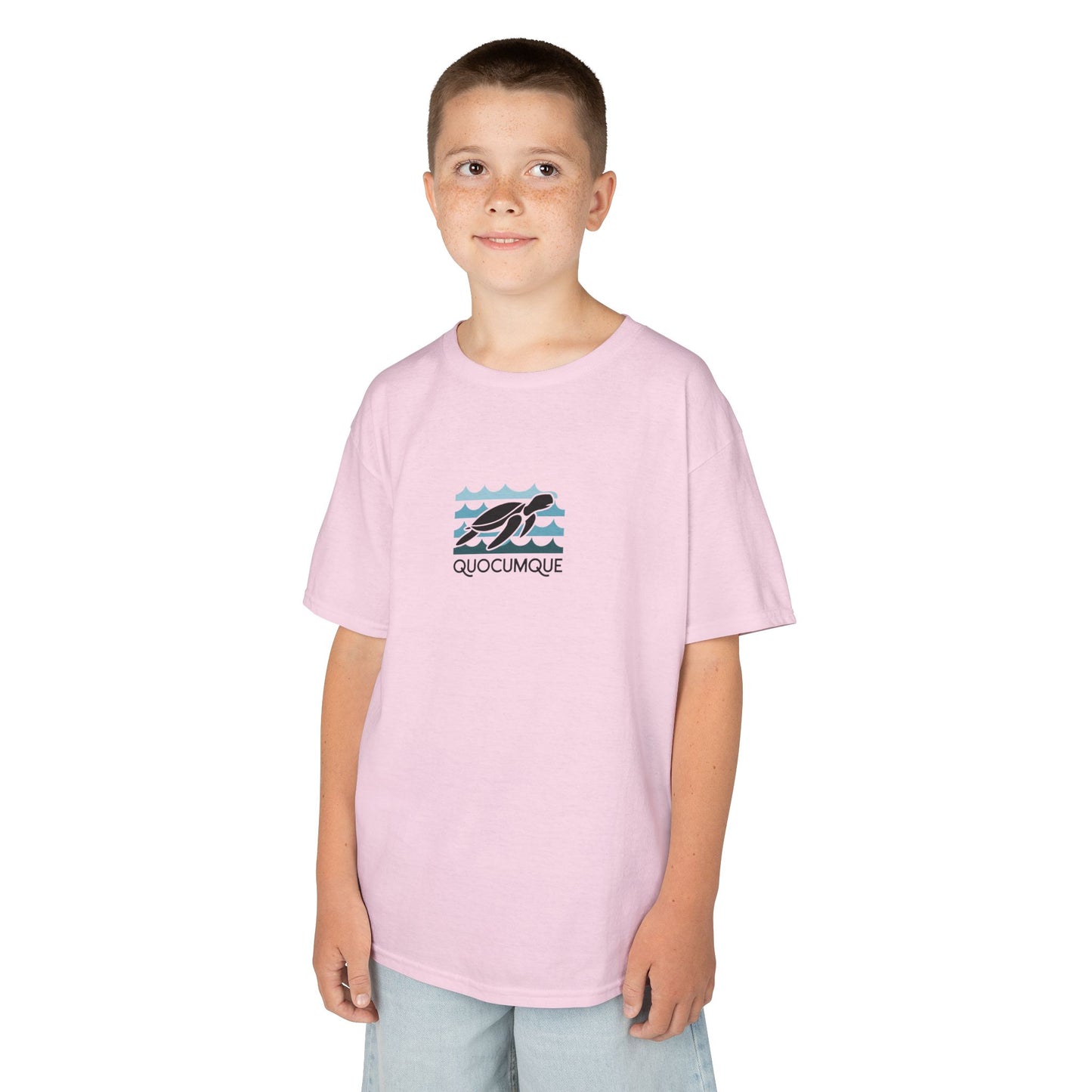 T-shirt Quocumque, Tortue Marine, Douceur Coton,Pour les enfants de 5-6 ans( Taille XS), Pour les 7-8 ans( taille S), Pour les 9-10 ans( taille M), Pour les 11-12 ans( taille L), Pour les 13-14 ans( taille XL)