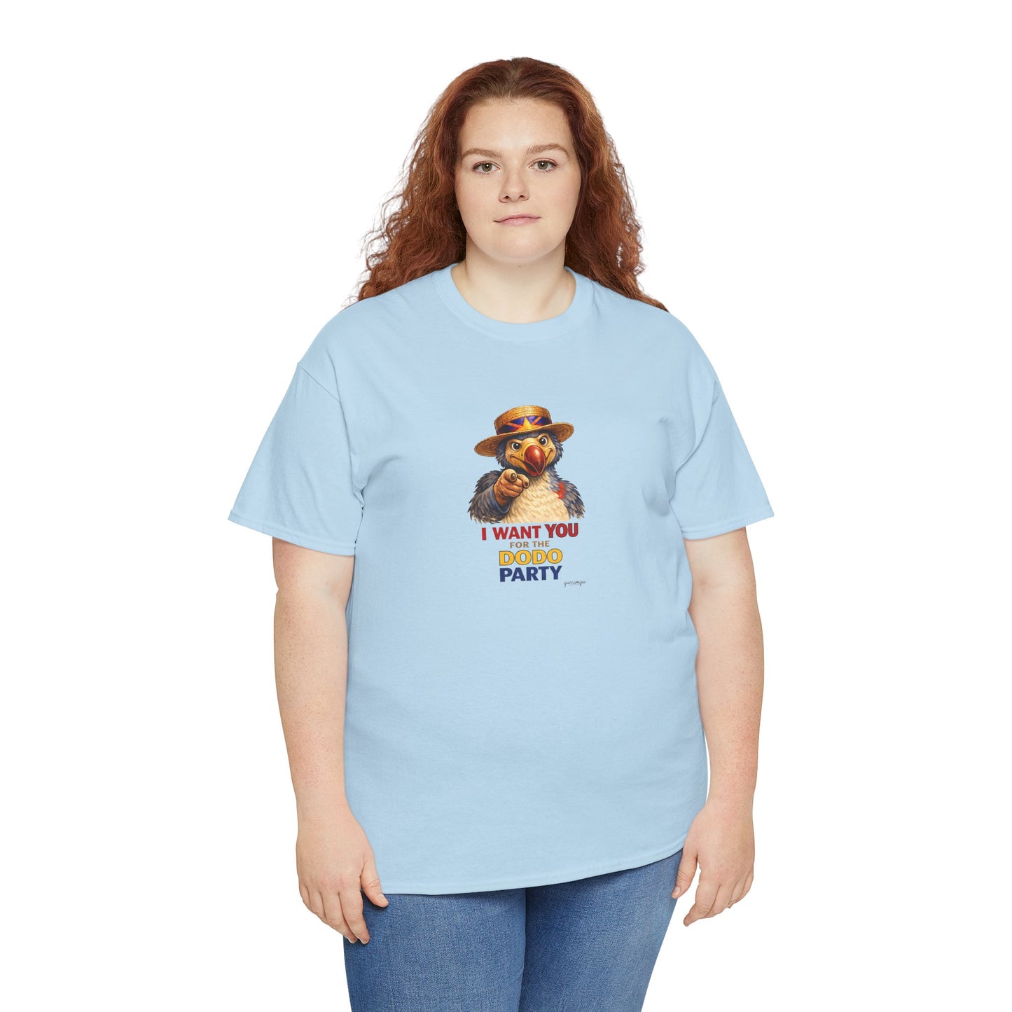 T-shirt Quocumque, " Dodo Party", Confort, Souvenir Unique, Cadeau, Unisexe, Délicatesse, Homme, Femme, Adulte, Sportif, Liberté, Détente