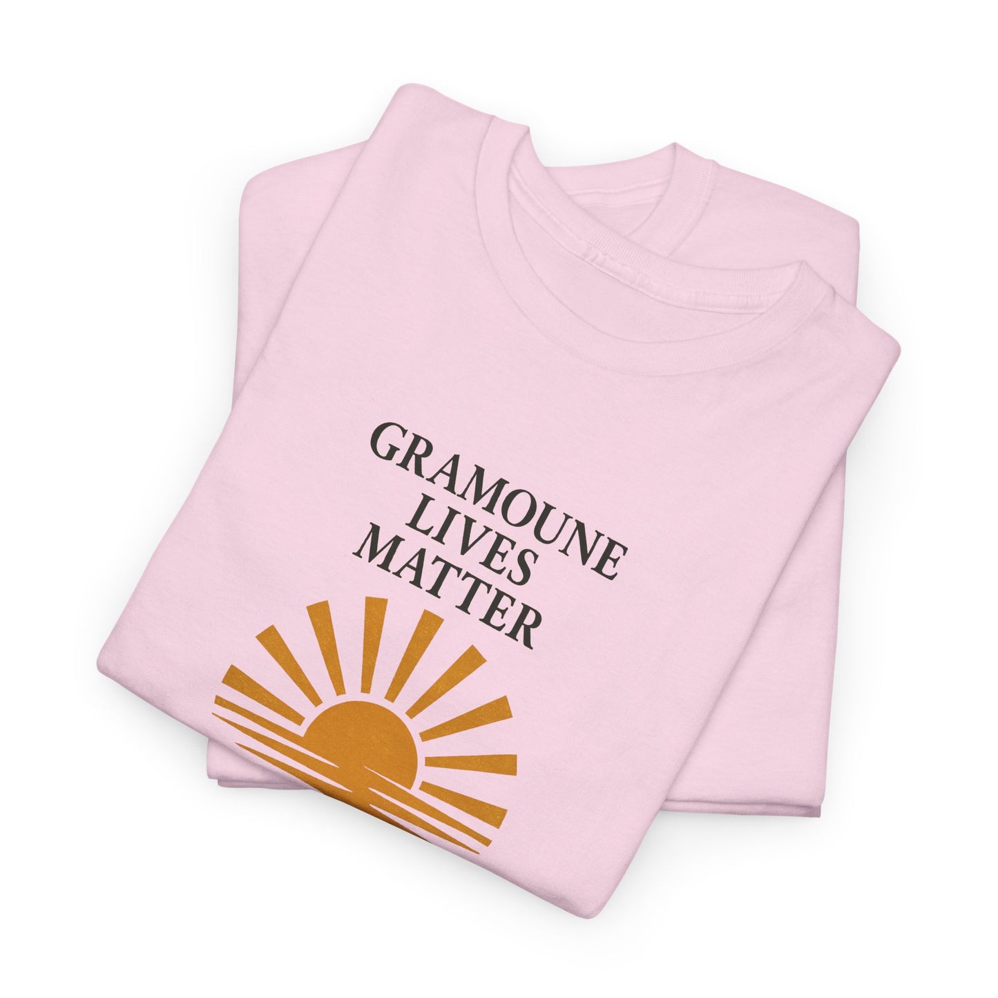T-shirt "Gramoune", Soleil, Île de La Réunion, Confort Coton, Sobre, Elégant, Souvenir Unique, Cadeau, Unisexe, Esprit Voyageur