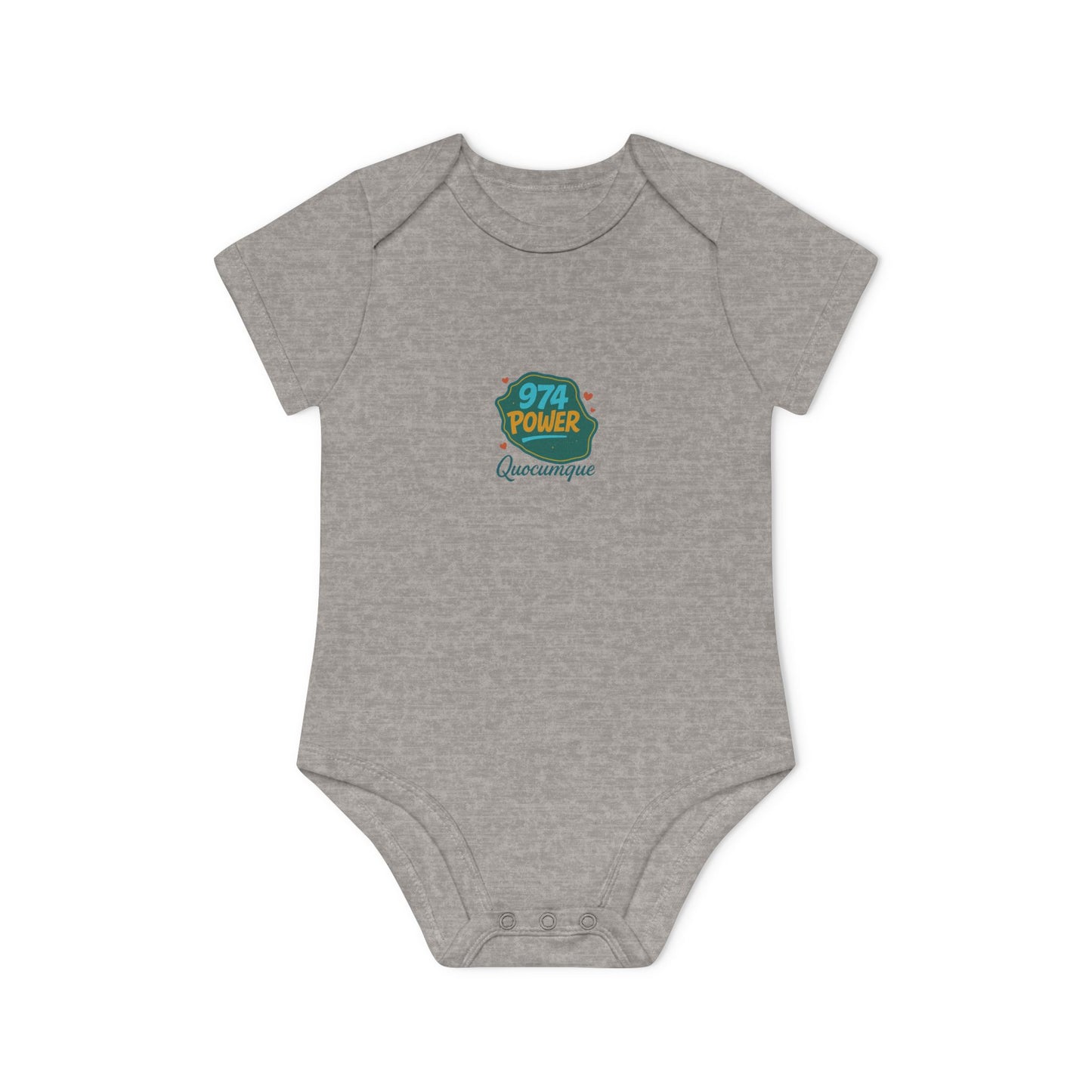 Body Bébé "974 Power", Île de La Réunion, Douceur Coton, Cadeau Naissance,  Confort Coton Bio, Style Unique, Cadeau Parfait