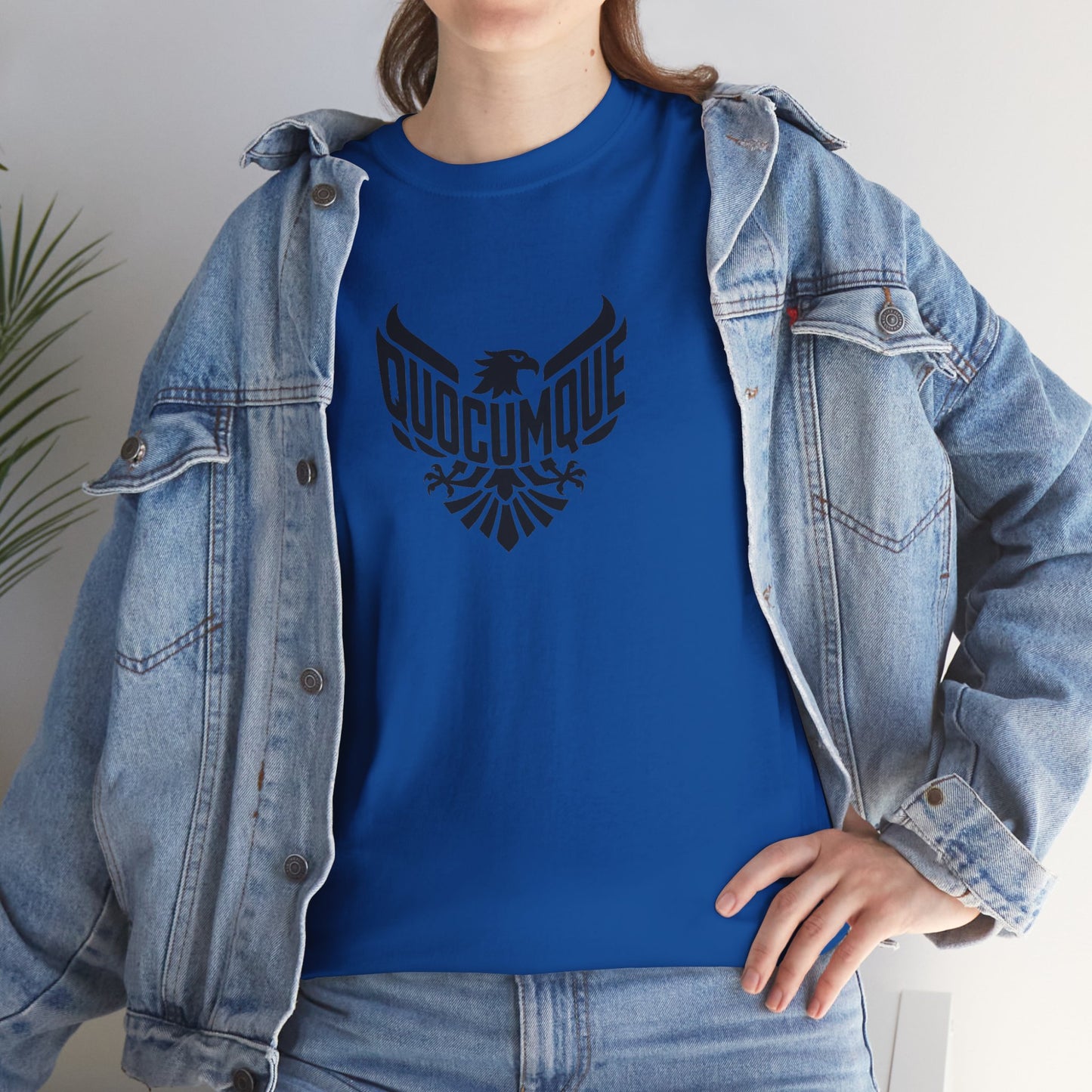 T-shirt Quocumque, Papangue, Aigle, Rapace Local, Confort Coton, Sobre, Elégant, Souvenir Unique, Cadeau, Unisexe, Esprit Voyageur, Adulte, Espace