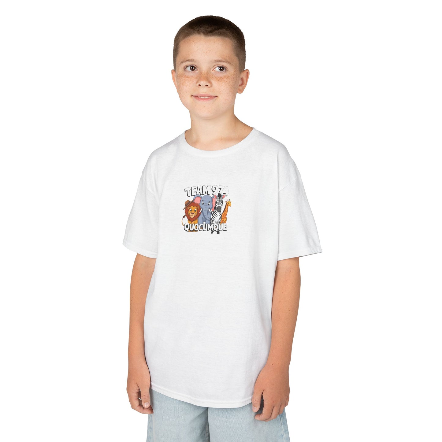 T-shirt Quocumque, Savane, Animaux Réserve, Douceur Coton, Pour les enfants de 5-6 ans( Taille XS), Pour les 7-8 ans( taille S), Pour les 9-10 ans( taille M), Pour les 11-12 ans( taille L), Pour les 13-14 ans( taille XL)