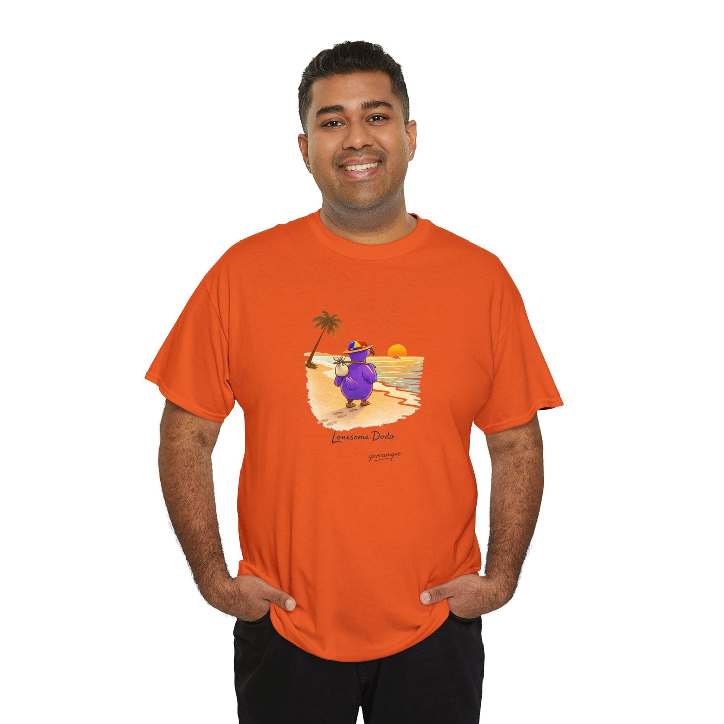 Copy of T-shirt "Lonesome Dodo", Confort Coton, Sobre, Elégant, Souvenir Unique, Cadeau, Unisexe, Esprit Voyageur, Adulte