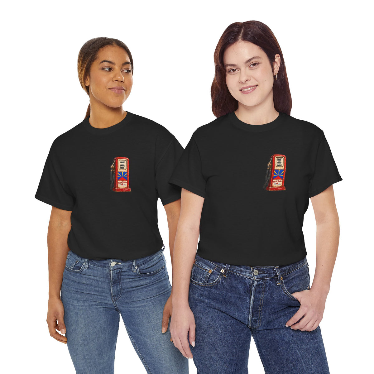 T-shirt Quocumque, "Station Essence", Discret, Île de La Réunion, Confort Coton, Elégant, Souvenir Unique, Cadeau, Unisexe, Esprit Voyageur, Créole, Bourbon