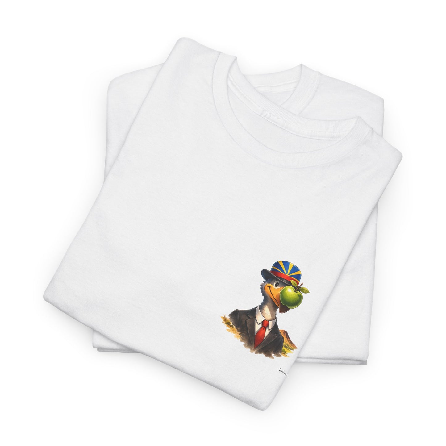 T-shirt Quocumque "The Son of Dodo ", Discret, Île de La Réunion", Confort Coton, Sobre, Elégant, Souvenir Unique, Cadeau, Unisexe, Esprit Voyageur