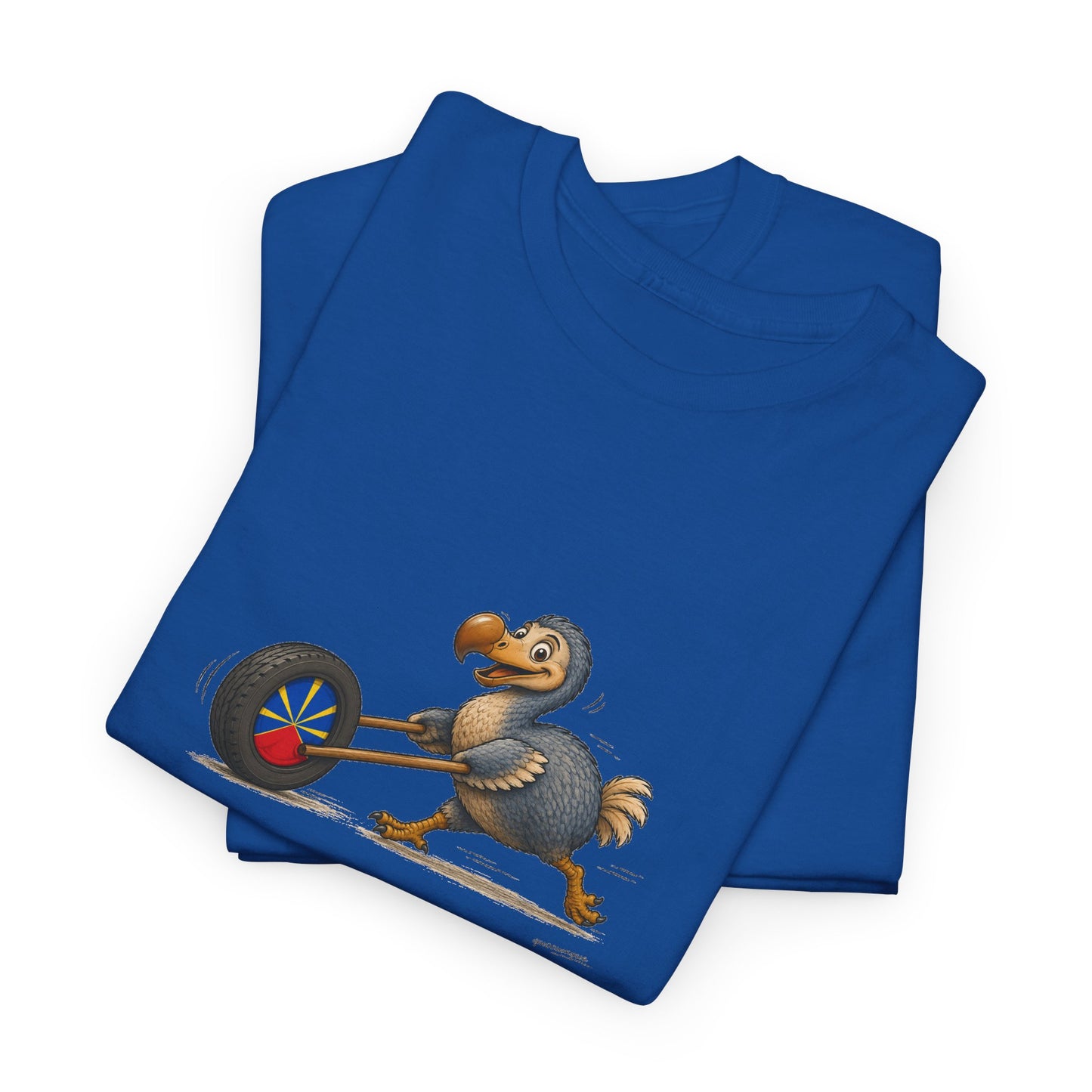 T-shirt Quocumque, "La Roue", Île de La Réunion, Confort Coton, Elégant, Souvenir Unique, Cadeau, Unisexe, Esprit Voyageur, Créole, Bourbon
