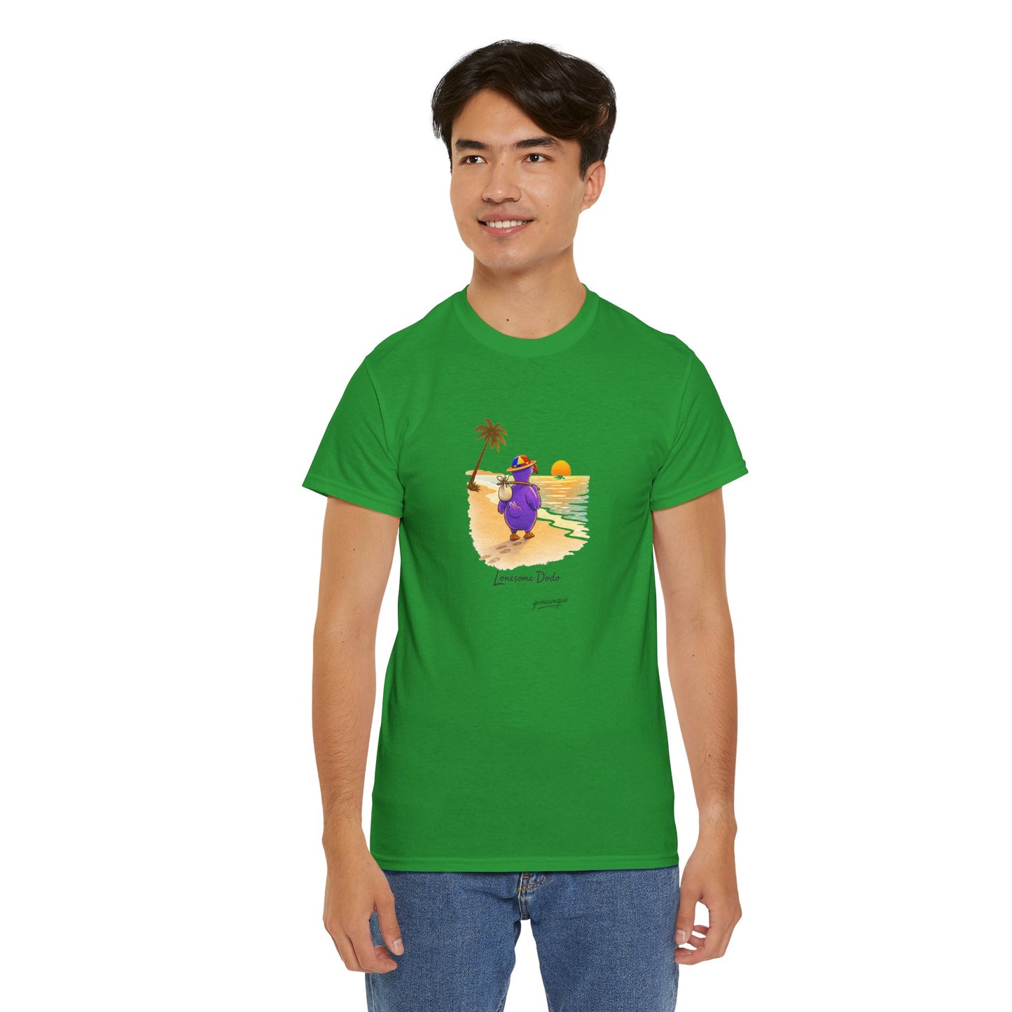 Copy of T-shirt "Lonesome Dodo", Confort Coton, Sobre, Elégant, Souvenir Unique, Cadeau, Unisexe, Esprit Voyageur, Adulte