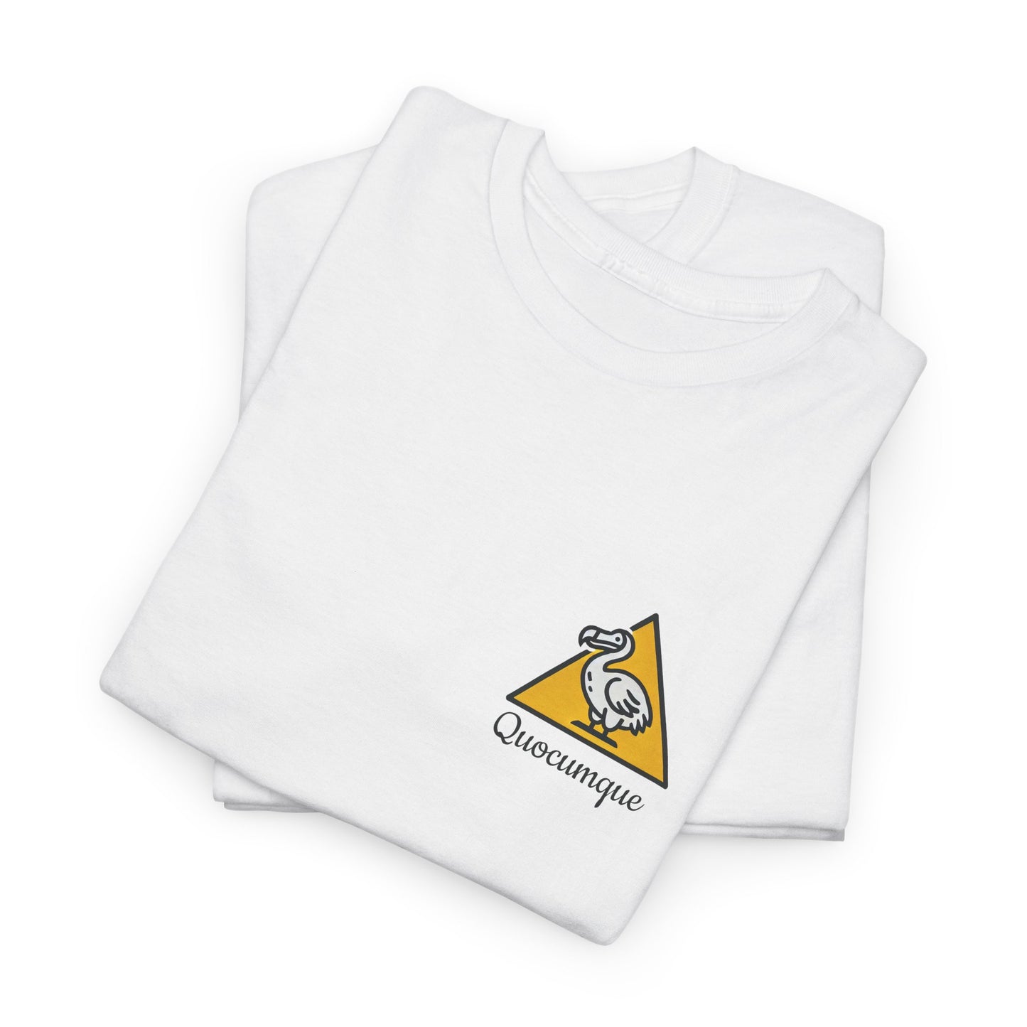 T-shirt Quocumque, "Dodo", Île de La Réunion, Poissons, Confort Coton, Elégant, Souvenir Unique, Cadeau, Unisexe, Esprit Voyageur, Créole, Bourbon