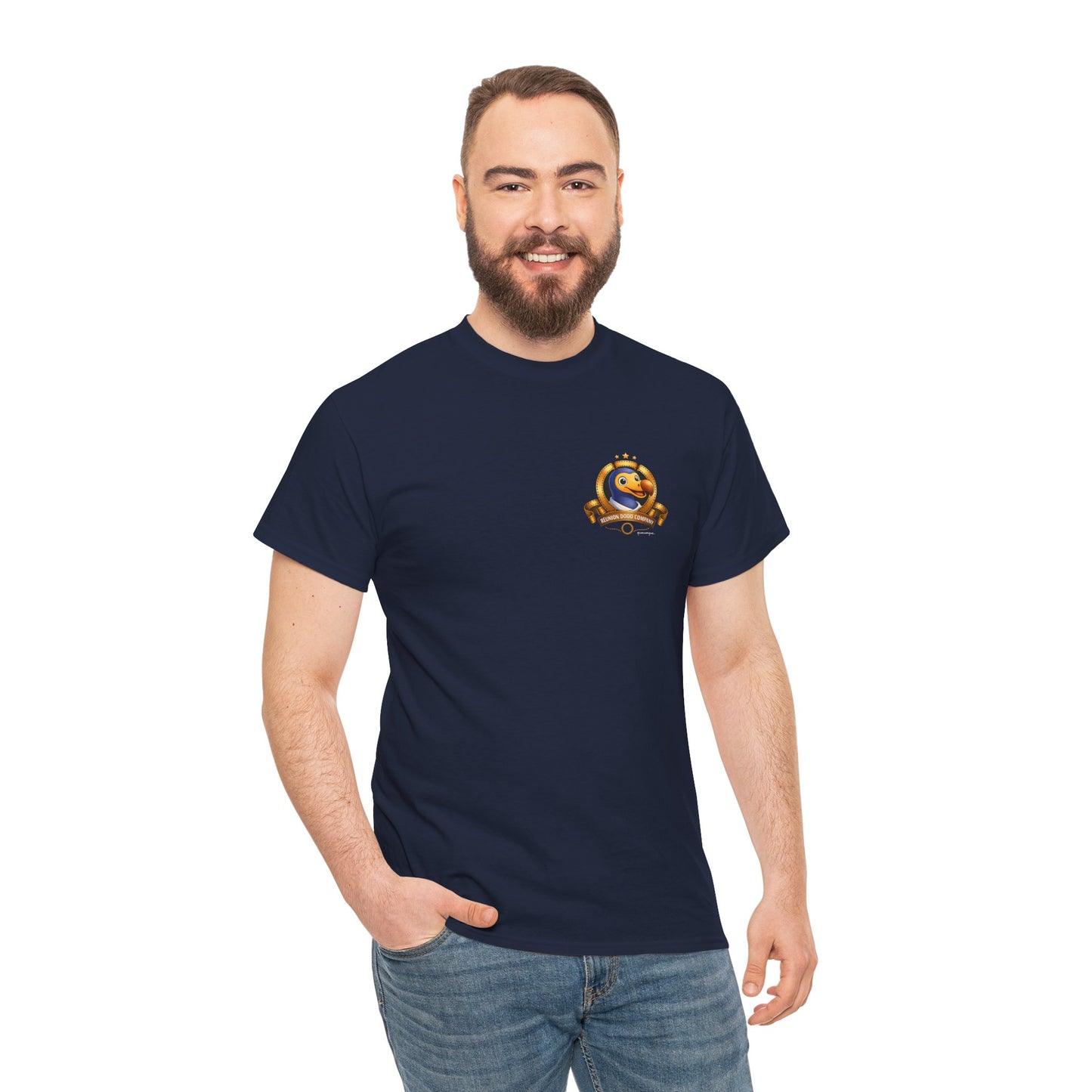 T-shirt Quocumque, " Dodo Cinéma", Discret, Île de La Réunion, Confort Coton, Elégant, Souvenir Unique, Cadeau, Unisexe, Esprit Voyageur, Créole, Bourbon