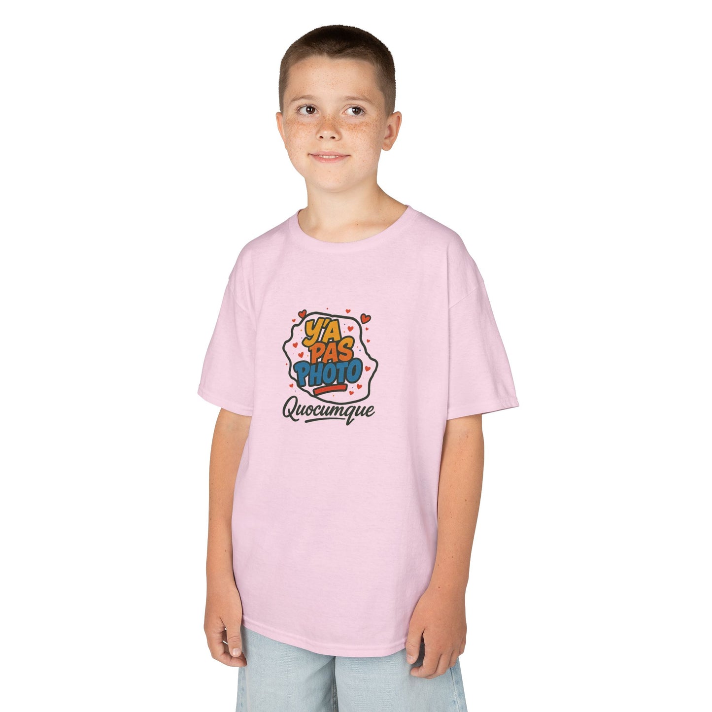 T-shirt Île de La Réunion, Douceur Coton,  Pour les enfants de 5-6 ans( Taille XS), Pour les 7-8 ans( taille S), Pour les 9-10 ans( taille M), Pour les 11-12 ans( taille L), Pour les 13-14 ans( taille XLS)