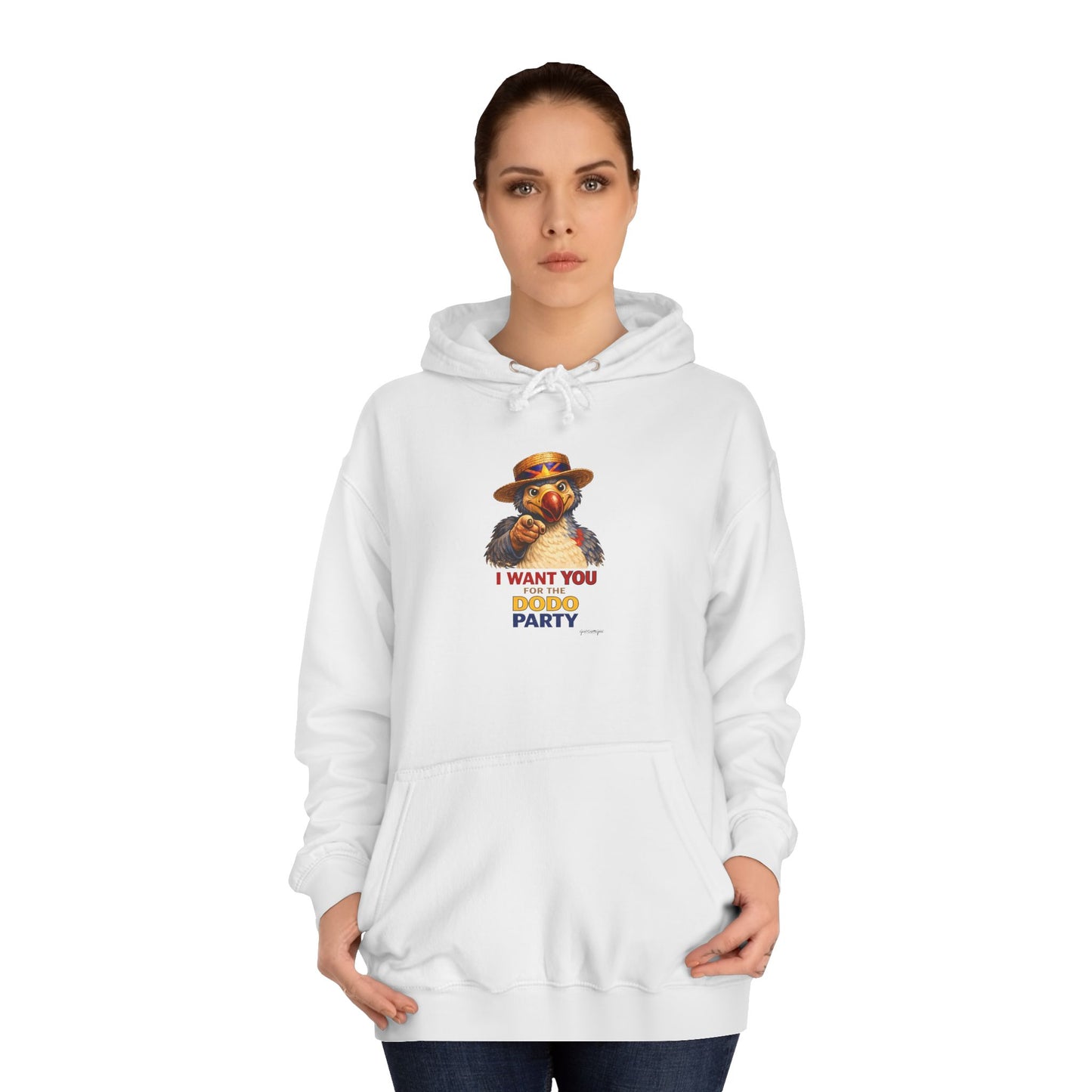 Sweat à Capuche Quocumque " Dodo Party" pour Adulte, Hoodie, Unisexe, Élégance, Sobriété, Homme, Femme, Animal Totem