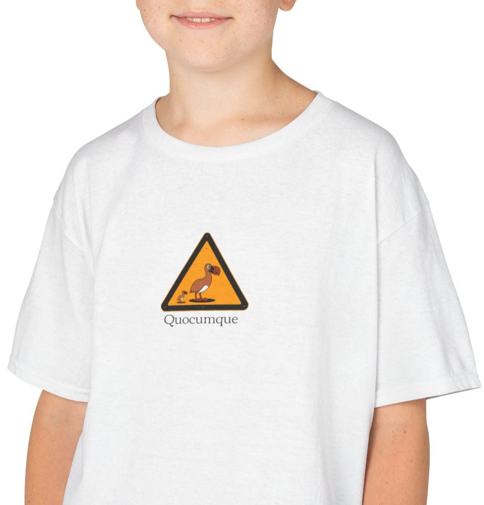 T-shirt Quocumque, "Famille Dodo", Animal Mascotte, Douceur Coton, Pour les enfants de 5-6 ans( Taille XS), Pour les 7-8 ans( taille S), Pour les 9-10 ans( taille M), Pour les 11-12 ans( taille L), Pour les 13-14 ans( taille XL)