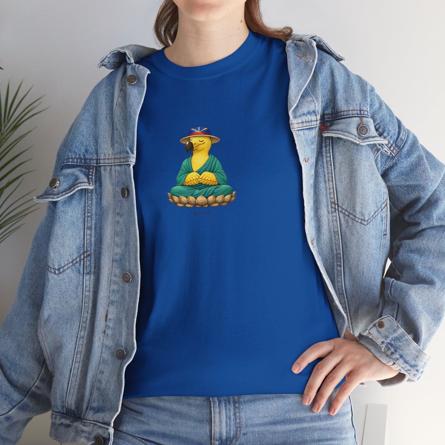 T-shirt "Dodo Zen", Confort Coton, Sobre, Elégant, Souvenir Unique, Cadeau, Unisexe, Esprit Voyageur, Adulte