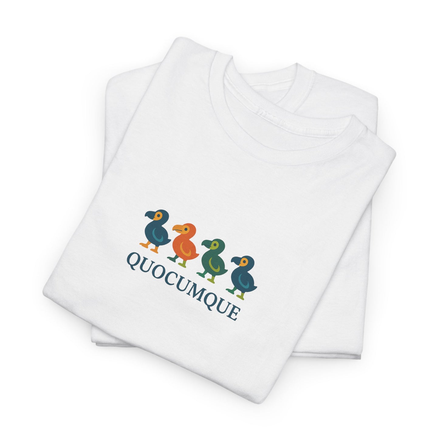 T-shirt Quocumque, "Patrouille Dodo", Île de La Réunion, Confort Coton, Elégant, Souvenir Unique, Cadeau, Unisexe, Esprit Voyageur, Créole, Bourbon