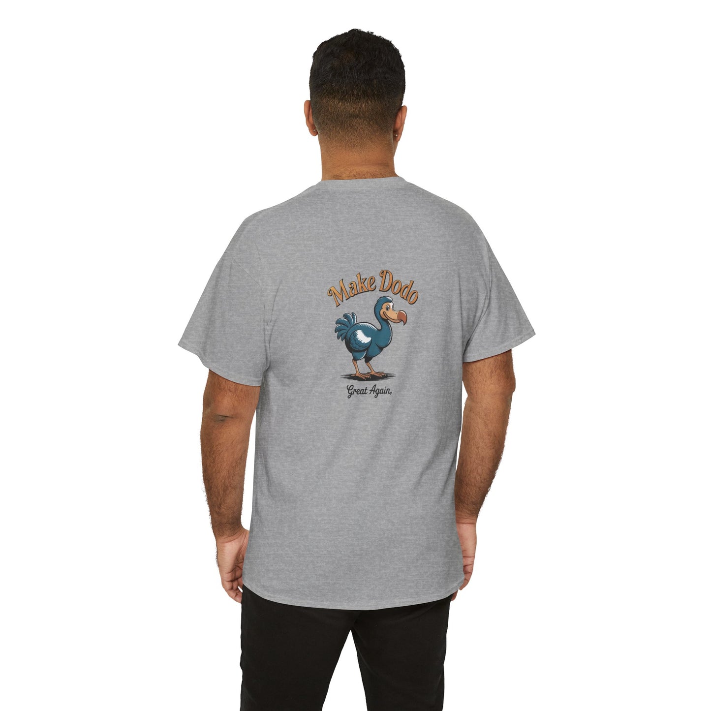 T-Shirt "Make Dodo Great Again", Exotisme, Destination Île de La Réunion, Confort Coton, Sobre, Elégant, Souvenir Unique, Cadeau, Unisexe, Esprit Voyageur