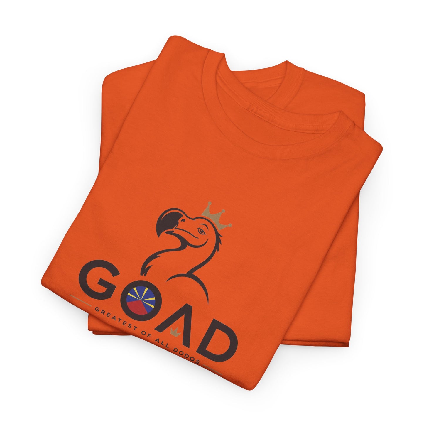 T-shirt "GOAD ", Greatest Of All Dodos, Île de La Réunion", Confort Coton, Sobre, Elégant, Souvenir Unique, Cadeau, Unisexe, Esprit Voyageur