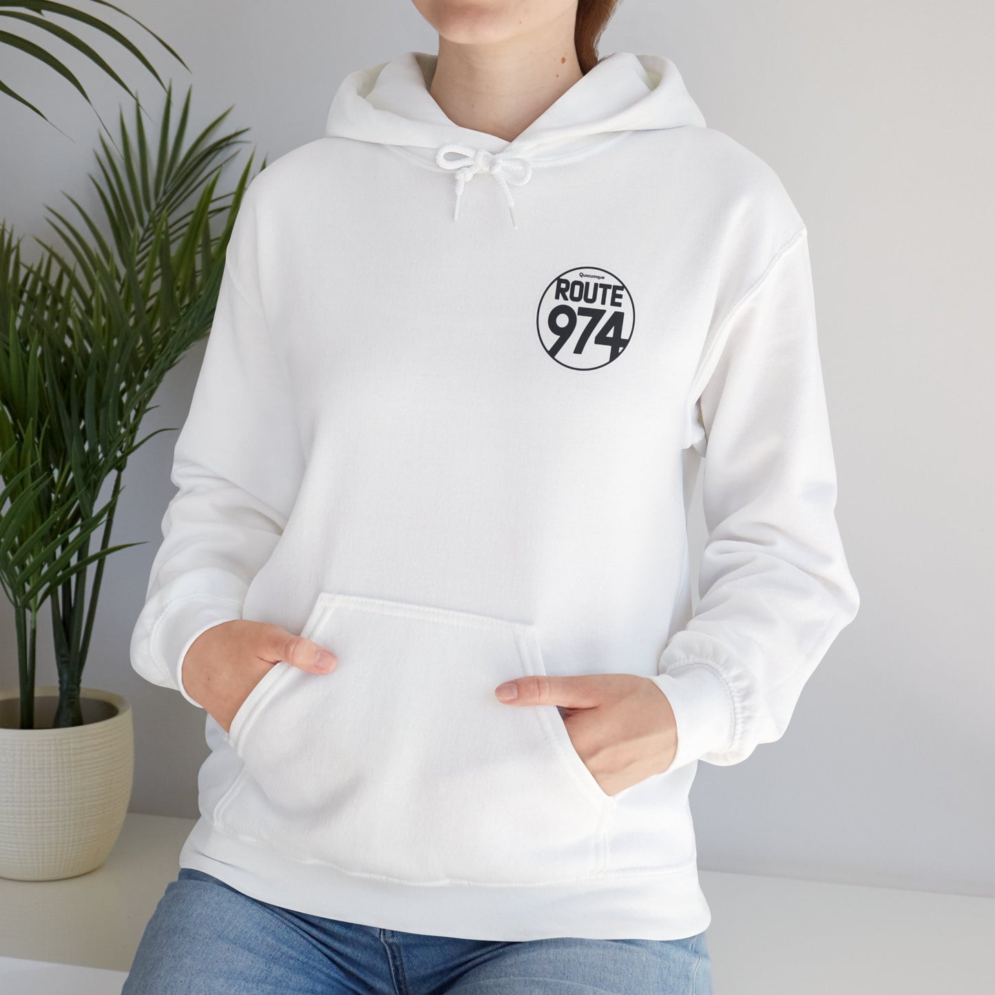 Sweat-Shirt à Capuche Collection " Route 974", Adulte, Homme, Femme, Sportive, Sportif, Décontracté, Classique, Destination La Réunion