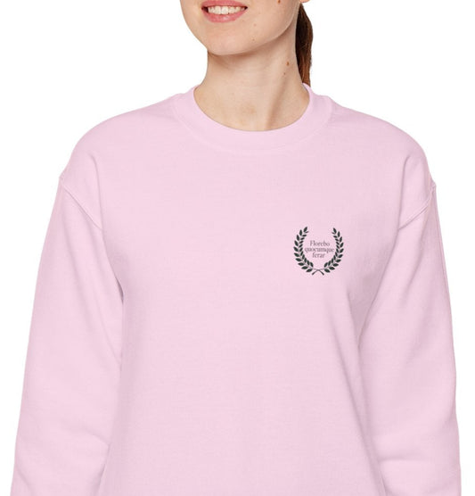 Sweat-Shirt "Florebo Quocumque Ferar", Adulte, Unisexe, Homme, Femme, Sportive, Sportif, Décontracté, Élégant, Urbain, Classique, Réunion