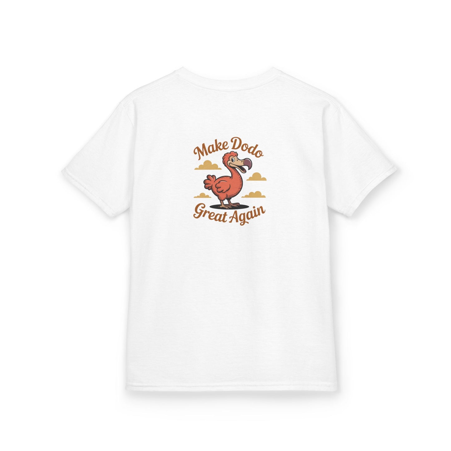 T-shirt "Make Dodo Great Again", Île de La Réunion, Douceur Coton, Pour les enfants de 5-6 ans( Taille XS), Pour les 7-8 ans( taille S), Pour les 9-10 ans( taille M), Pour les 11-12 ans( taille L), Pour les 13-14 ans( taille XLS)