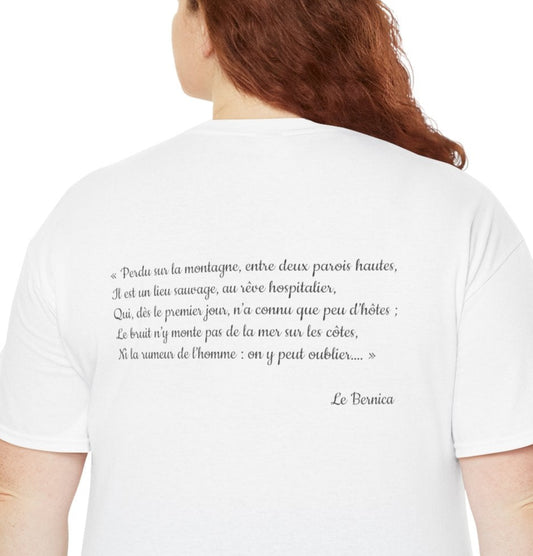 T-shirt Quocumque, Artiste, Plume Noire, Le Bernica, Confort Coton, Souvenir Unique, Cadeau, Unisexe, Délicatesse, Homme, Femme, Adulte, Poésie, Liberté