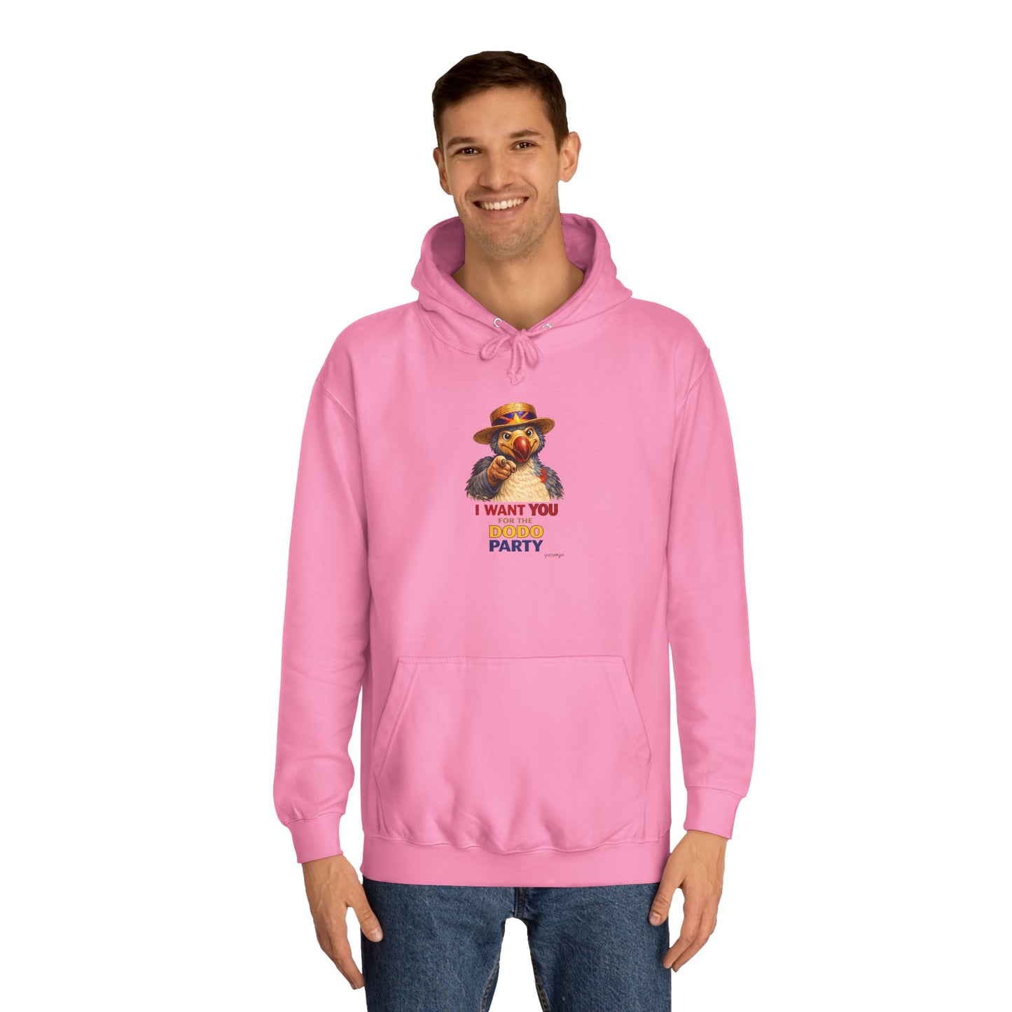 Sweat à Capuche Quocumque " Dodo Party" pour Adulte, Hoodie, Unisexe, Élégance, Sobriété, Homme, Femme, Animal Totem
