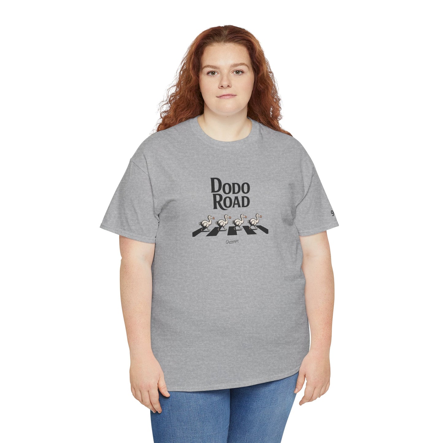 T-shirt Quocumque, " Dodo Road ", Île de La Réunion, Confort Coton, Elégant, Souvenir Unique, Cadeau, Unisexe, Esprit Voyageur, Créole, Bourbon