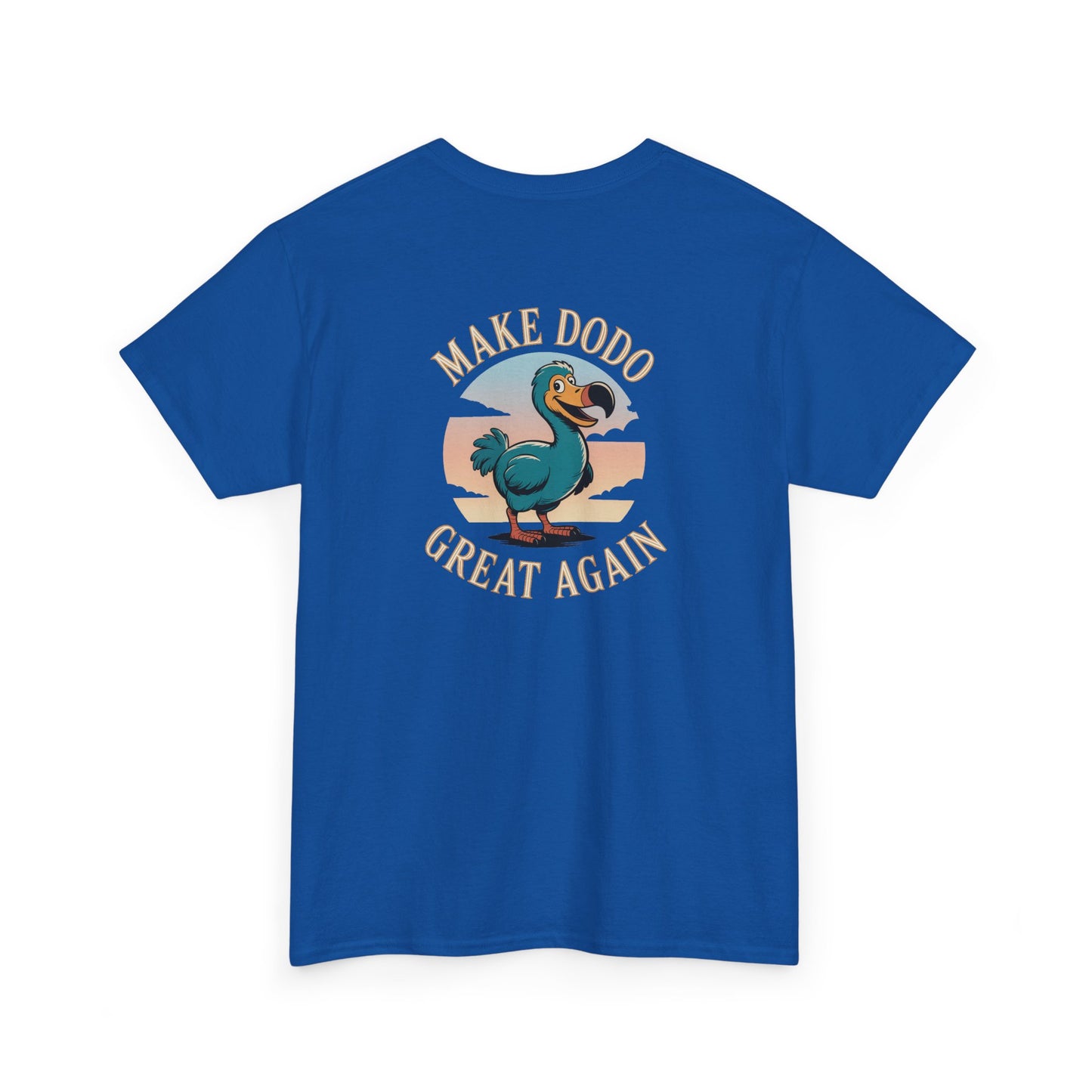T-Shirt "Make Dodo Great Again", Exotisme, Destination Île de La Réunion, Confort Coton, Sobre, Elégant, Souvenir Unique, Cadeau, Unisexe, Esprit Voyageur
