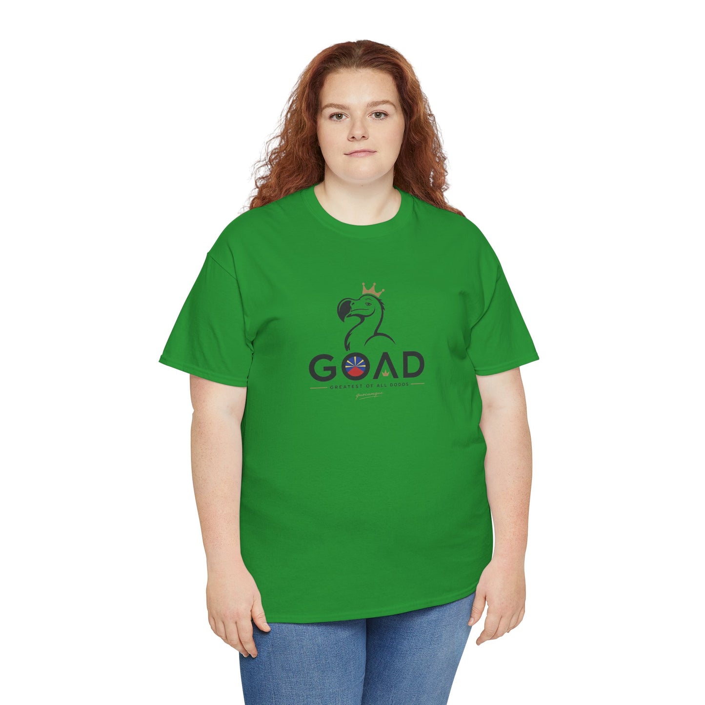 T-shirt "GOAD ", Greatest Of All Dodos, Île de La Réunion", Confort Coton, Sobre, Elégant, Souvenir Unique, Cadeau, Unisexe, Esprit Voyageur