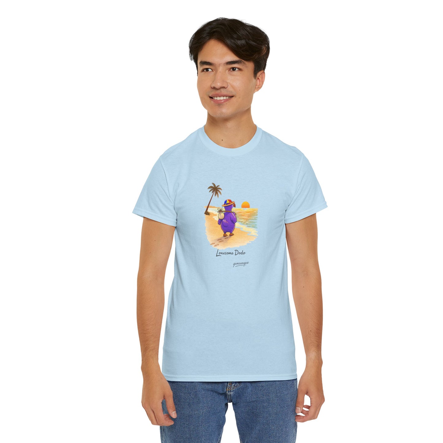 Copy of T-shirt "Lonesome Dodo", Confort Coton, Sobre, Elégant, Souvenir Unique, Cadeau, Unisexe, Esprit Voyageur, Adulte