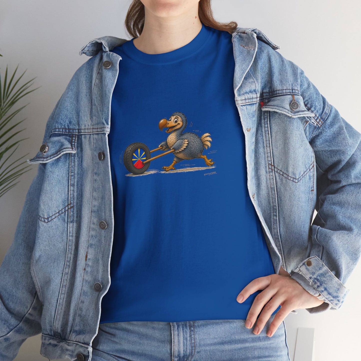 T-shirt Quocumque, "La Roue", Île de La Réunion, Confort Coton, Elégant, Souvenir Unique, Cadeau, Unisexe, Esprit Voyageur, Créole, Bourbon