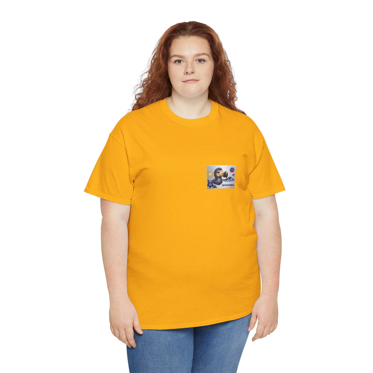 T-shirt "Quocumque Platinium", Exotisme, Destination Île de La Réunion, Confort Coton, Sobre, Elégant, Souvenir Unique, Cadeau, Unisexe, Esprit Voyageur