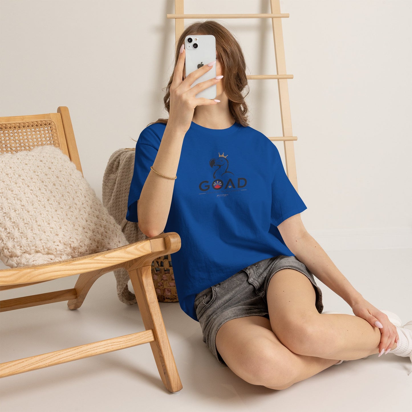 T-shirt "GOAD ", Greatest Of All Dodos, Île de La Réunion", Confort Coton, Sobre, Elégant, Souvenir Unique, Cadeau, Unisexe, Esprit Voyageur