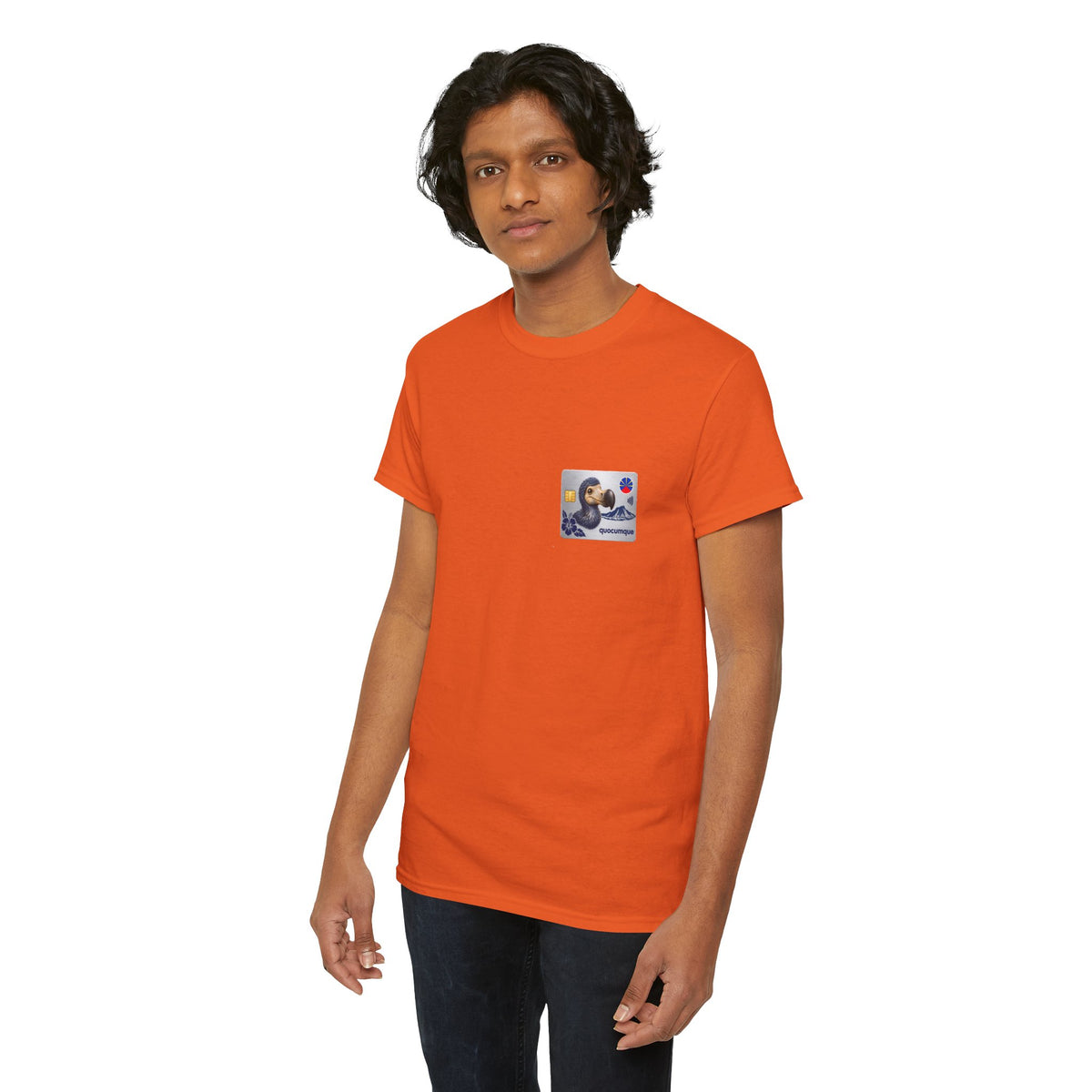 T-shirt "Quocumque Platinium", Exotisme, Destination Île de La Réunion, Confort Coton, Sobre, Elégant, Souvenir Unique, Cadeau, Unisexe, Esprit Voyageur