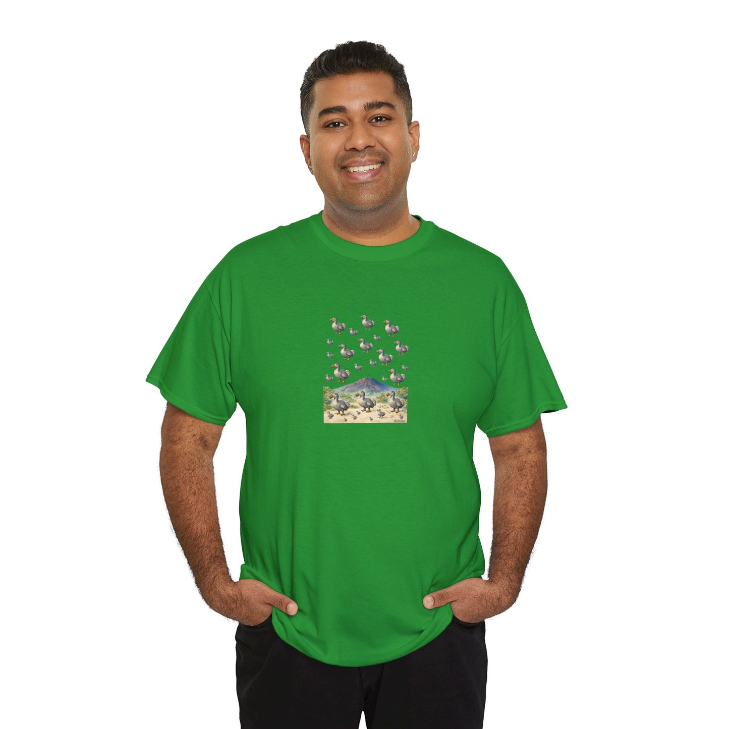 T-shirt "Groupe Dodo ", Île de La Réunion", Confort Coton, Sobre, Elégant, Souvenir Unique, Cadeau, Unisexe, Esprit Voyageur