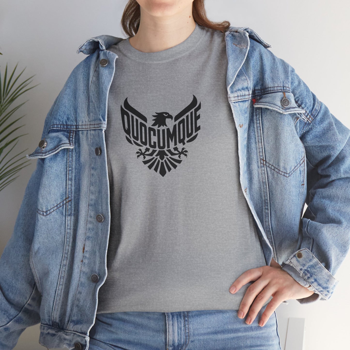 T-shirt Quocumque, Papangue, Aigle, Rapace Local, Confort Coton, Sobre, Elégant, Souvenir Unique, Cadeau, Unisexe, Esprit Voyageur, Adulte, Espace