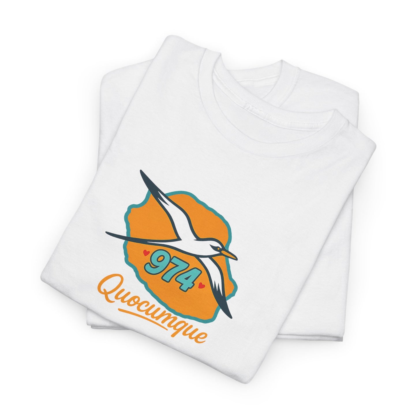 T-shirt " Paille En Queue 974", Destination île de La Réunion, Confort Coton, Sobre, Elégant, Souvenir Unique, Cadeau, Unisexe, Esprit Voyageur