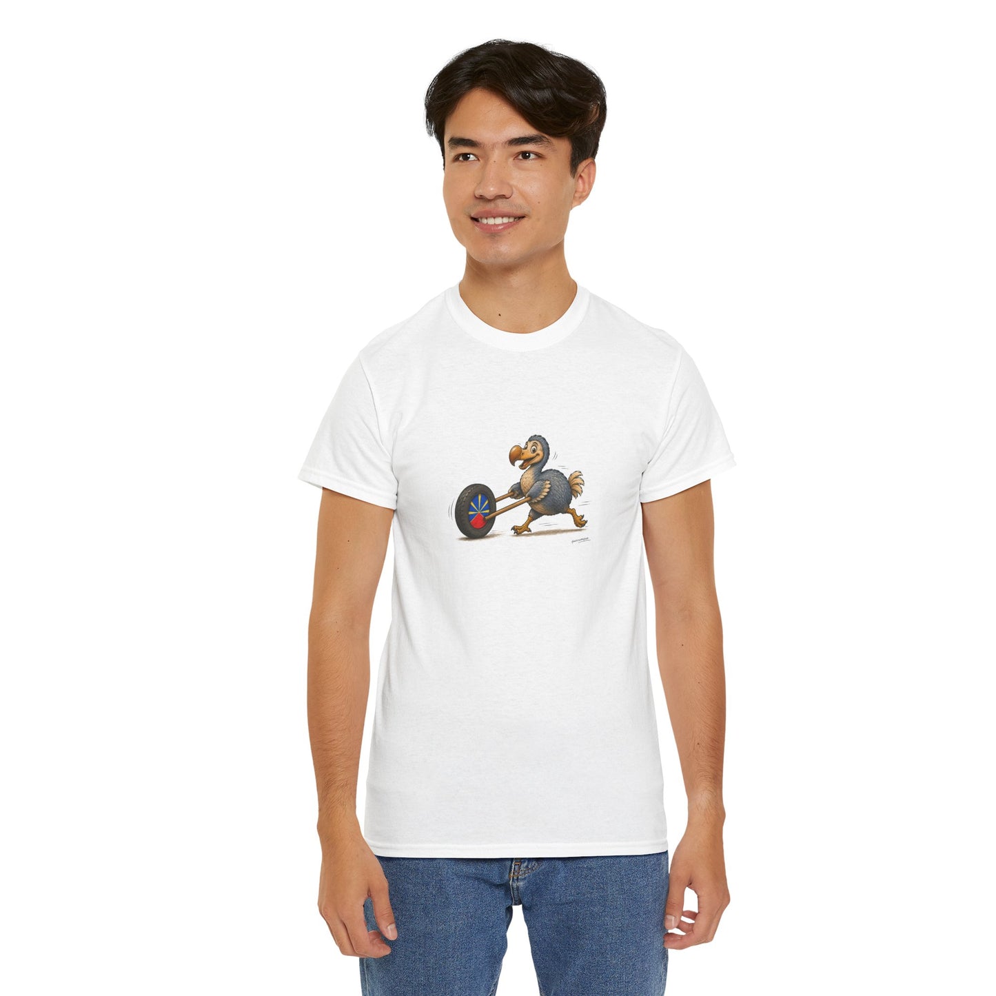 T-shirt Quocumque, "La Roue", Île de La Réunion, Confort Coton, Elégant, Souvenir Unique, Cadeau, Unisexe, Esprit Voyageur, Créole, Bourbon