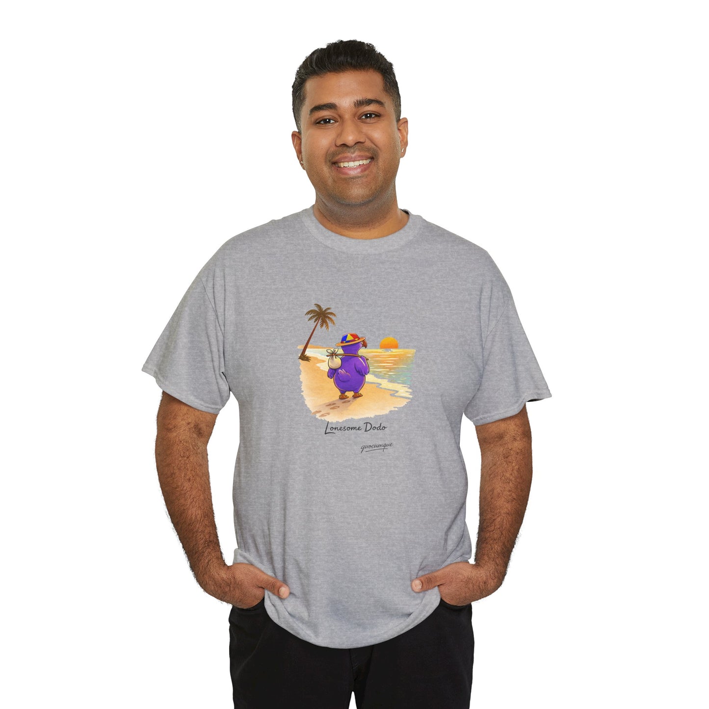 Copy of T-shirt "Lonesome Dodo", Confort Coton, Sobre, Elégant, Souvenir Unique, Cadeau, Unisexe, Esprit Voyageur, Adulte