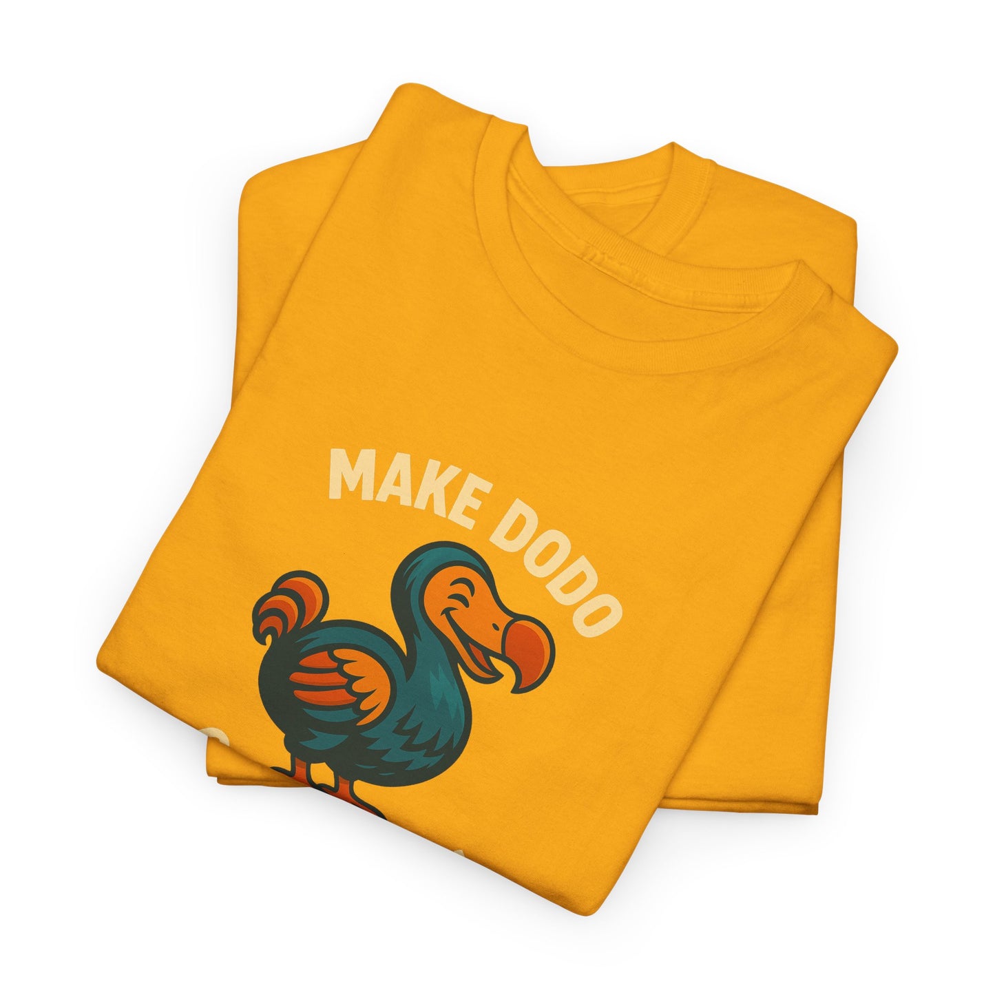 T-Shirt "Make Dodo Great Again", Exotisme, Destination Île de La Réunion, Confort Coton, Sobre, Elégant, Souvenir Unique, Cadeau, Unisexe, Esprit Voyageur