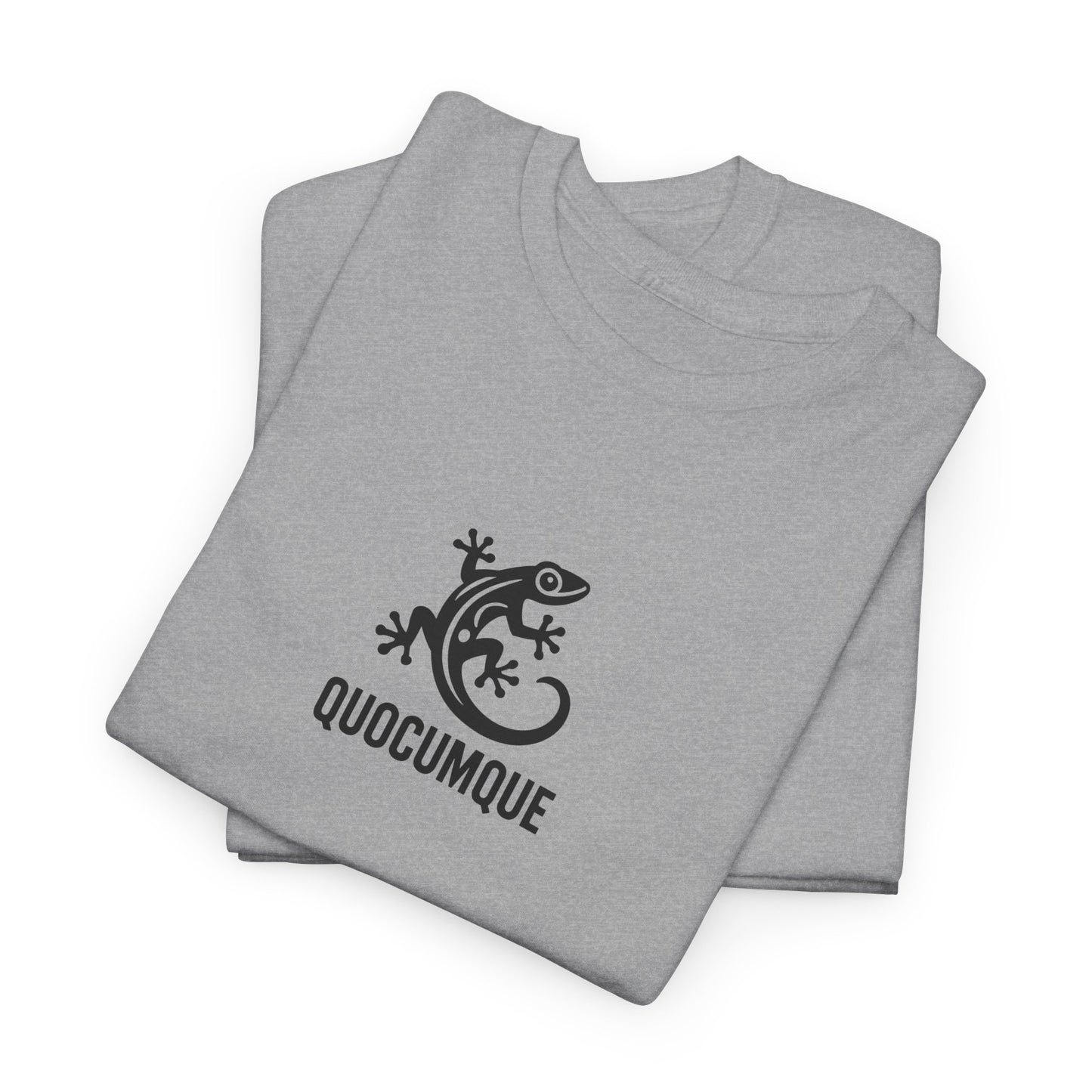 T-shirt Quocumque,"Margouillat", Style Graphique, Île de La Réunion, Confort Coton, Elégant, Souvenir Unique, Cadeau, Unisexe, Esprit Voyageur, Créole, Bourbon