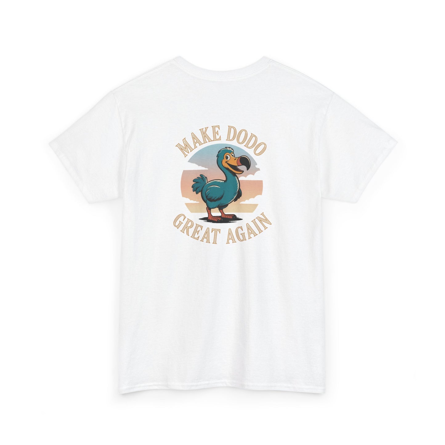 T-Shirt "Make Dodo Great Again", Exotisme, Destination Île de La Réunion, Confort Coton, Sobre, Elégant, Souvenir Unique, Cadeau, Unisexe, Esprit Voyageur