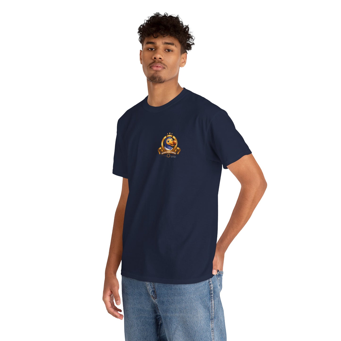 T-shirt Quocumque, " Dodo Cinéma", Discret, Île de La Réunion, Confort Coton, Elégant, Souvenir Unique, Cadeau, Unisexe, Esprit Voyageur, Créole, Bourbon