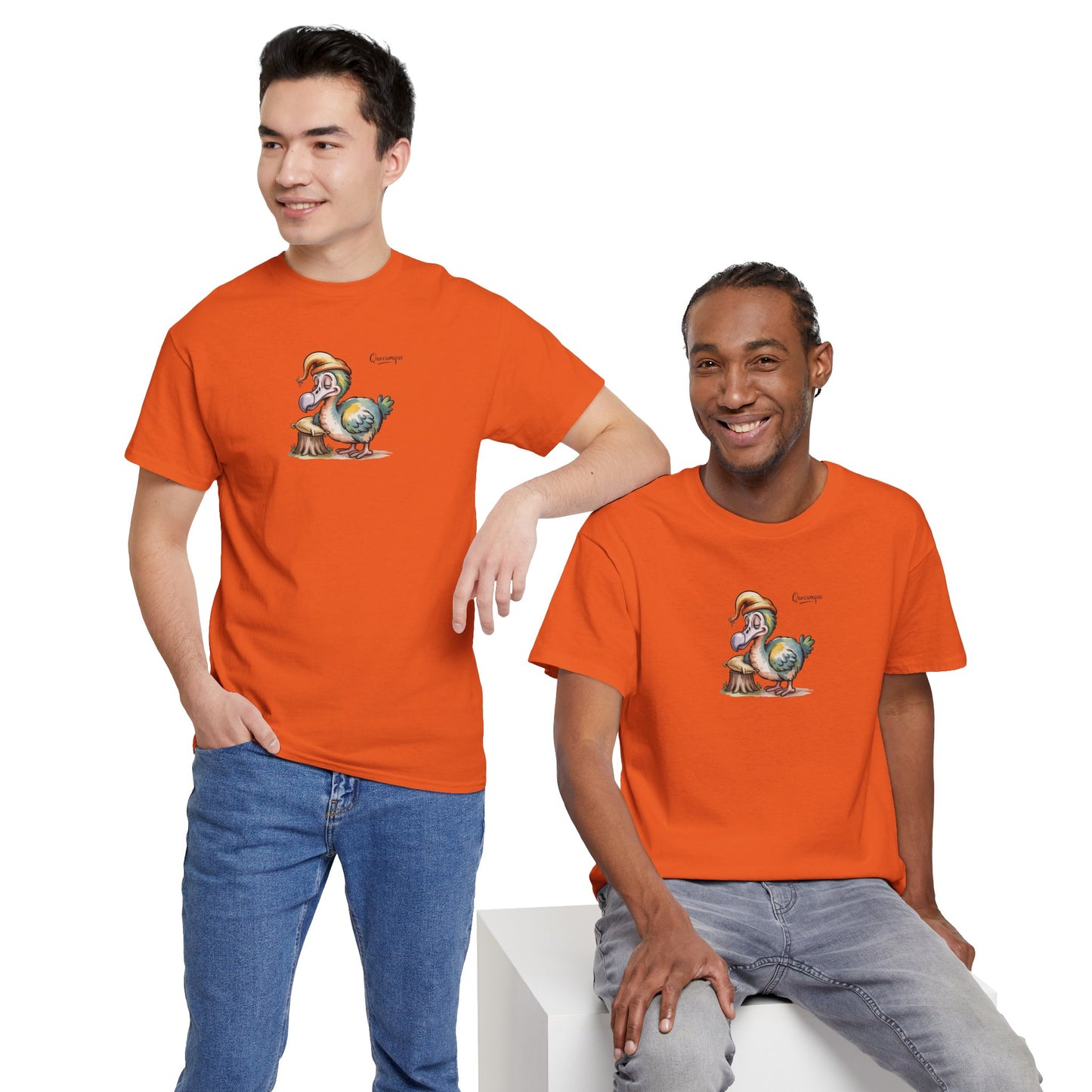 T-shirt " Dodo Ti-Lamp Ti Lamp ", Île de La Réunion, Confort Coton, Elégant, Souvenir Unique, Cadeau, Unisexe, Esprit Voyageur, Créole, Bourbon