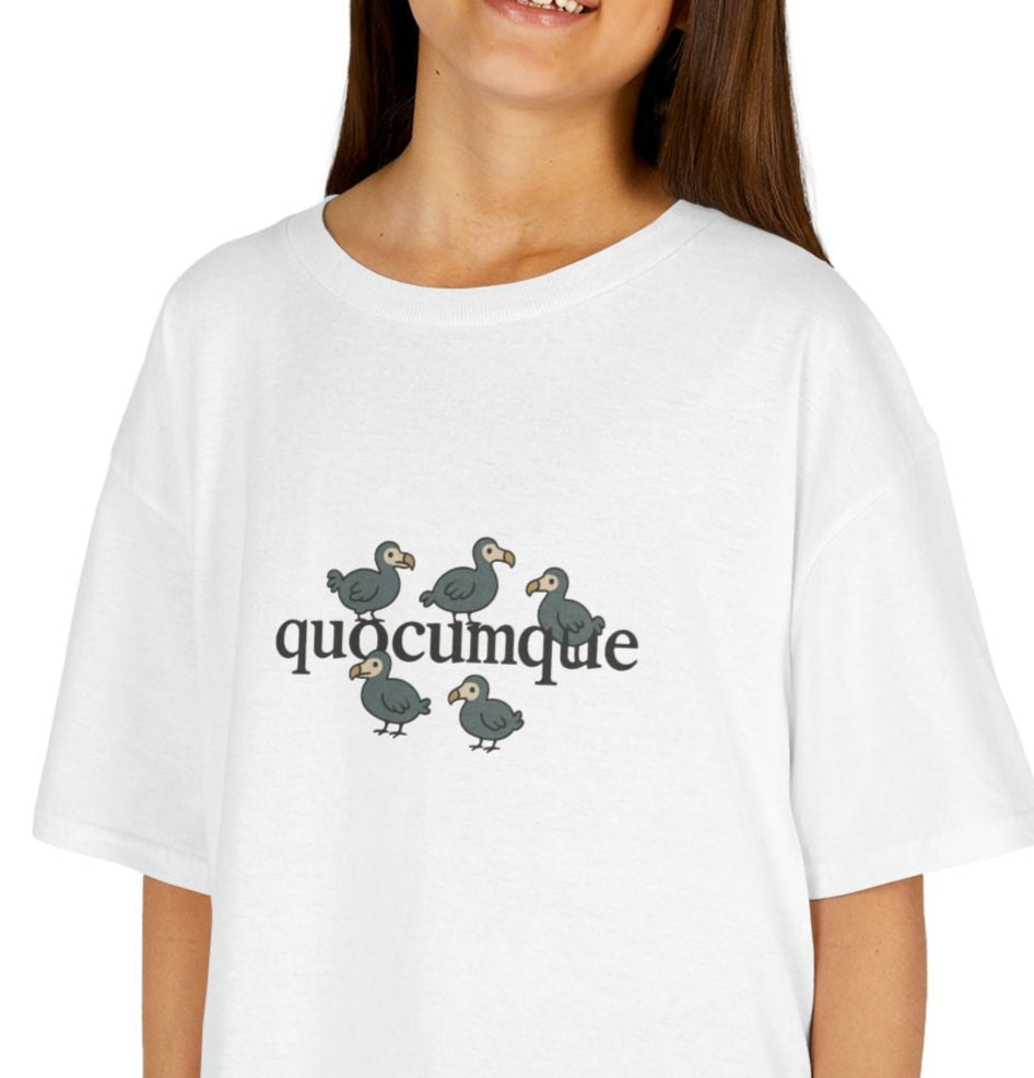 T-shirt Quocumque, "Patrouille Dodo", Animal Mascotte, Douceur Coton,  Pour les enfants de 5-6 ans( Taille XS), Pour les 7-8 ans( taille S), Pour les 9-10 ans( taille M), Pour les 11-12 ans( taille L), Pour les 13-14 ans( taille XLS)