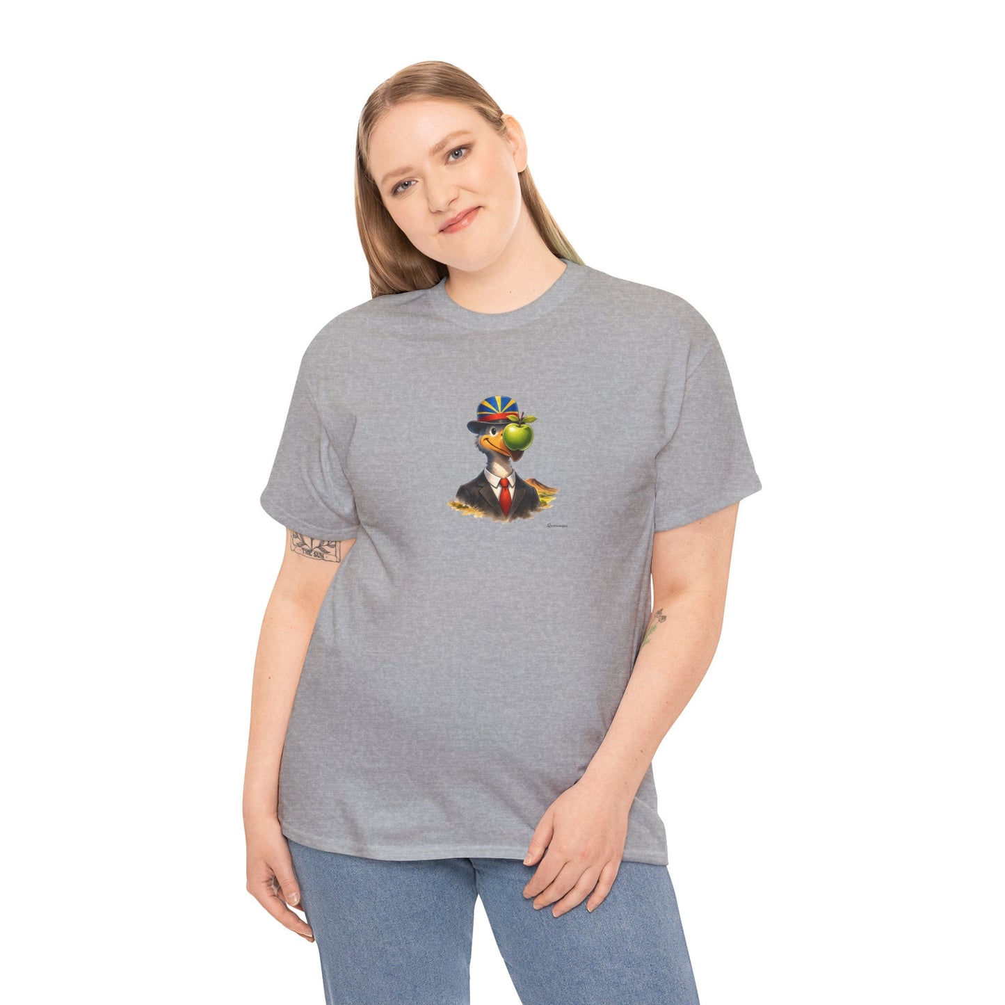 T-shirt Quocumque "The Son of Dodo " Île de La Réunion", Confort Coton, Sobre, Elégant, Souvenir Unique, Cadeau, Unisexe, Esprit Voyageur