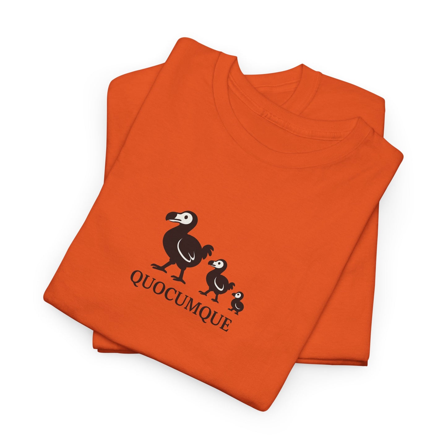 T-shirt Quocumque, "Famille Dodo", Île de La Réunion, Confort Coton, Elégant, Souvenir Unique, Cadeau, Unisexe, Esprit Voyageur, Créole, Bourbon