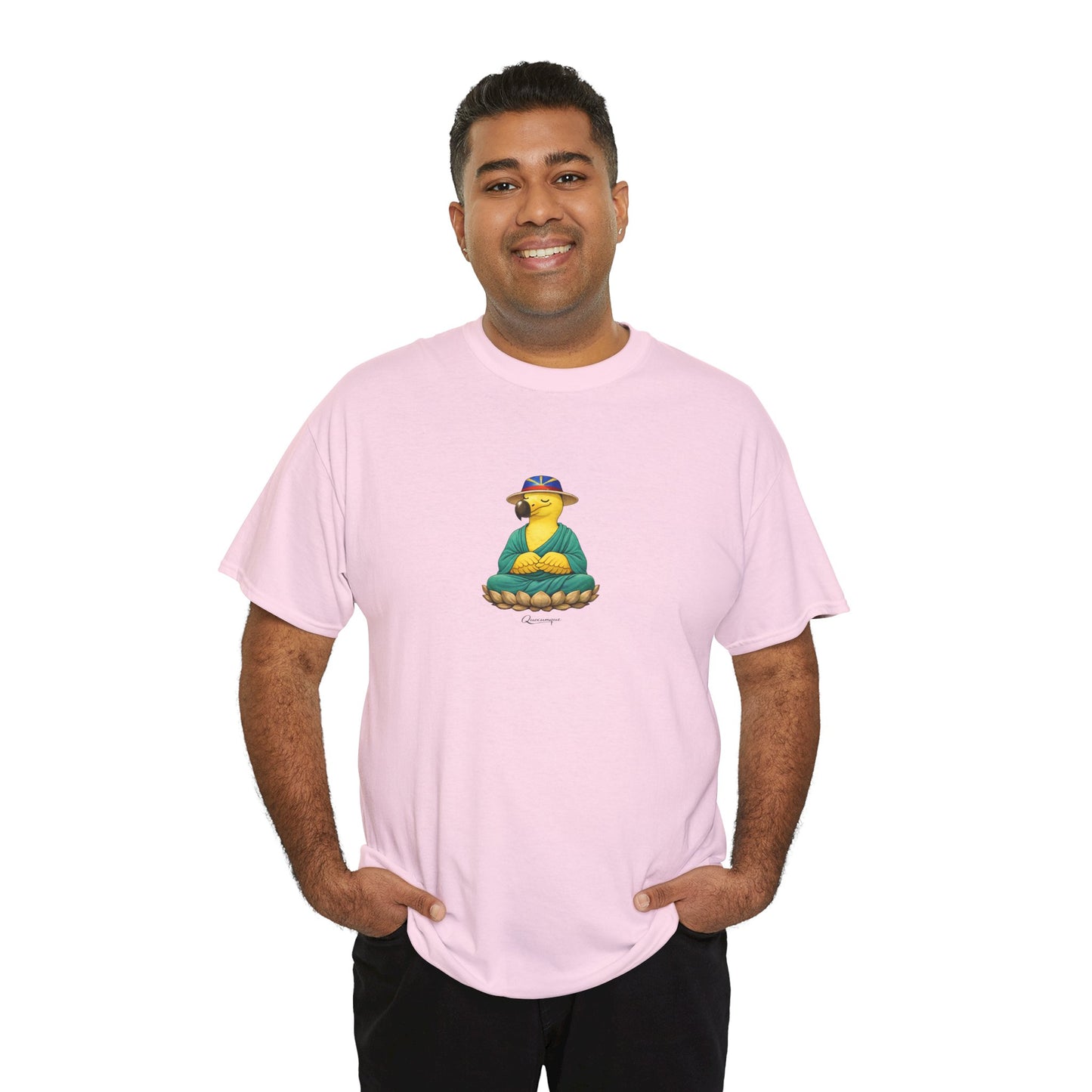 T-shirt "Dodo Zen", Confort Coton, Sobre, Elégant, Souvenir Unique, Cadeau, Unisexe, Esprit Voyageur, Adulte