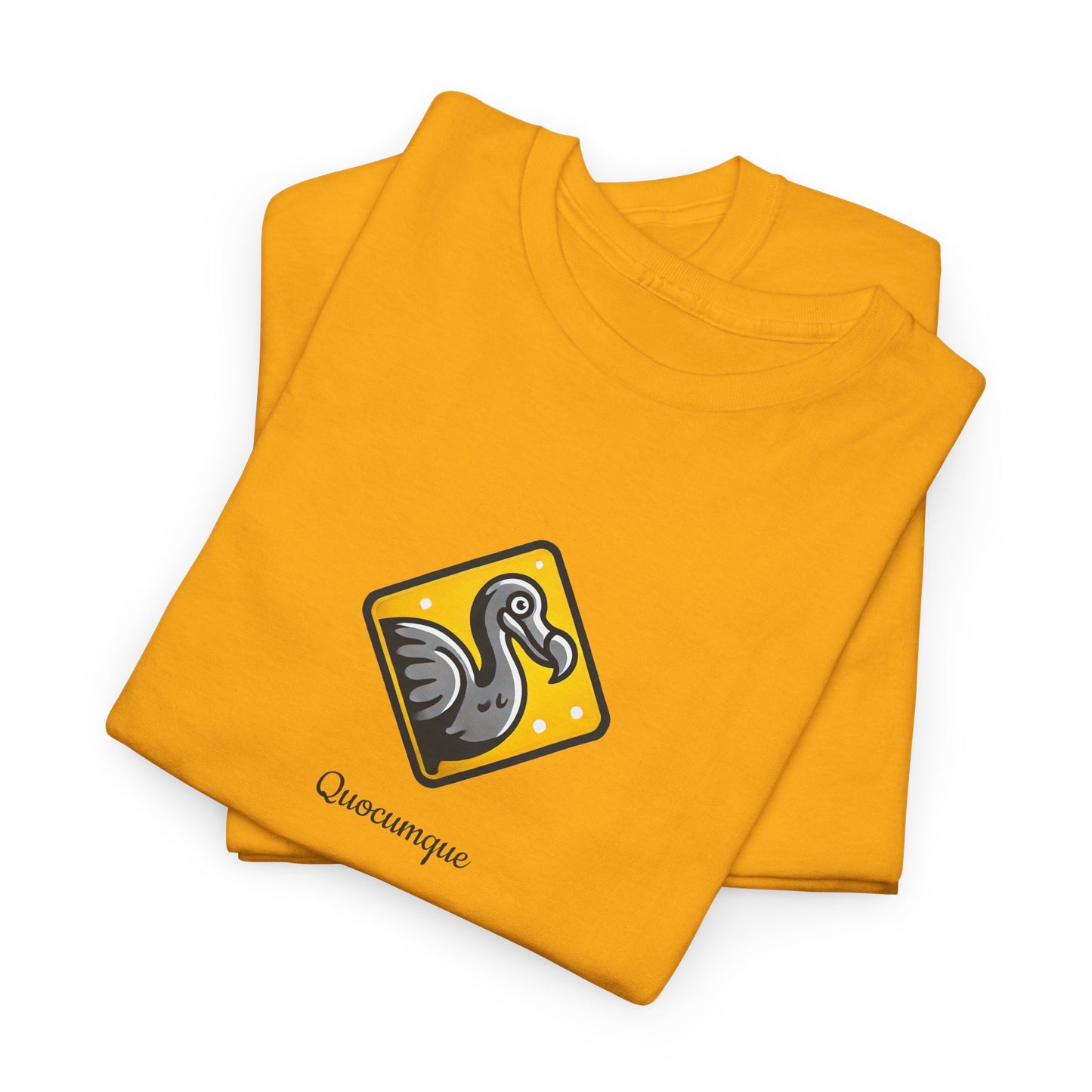 T-shirt Quocumque, "Dodo", Île de La Réunion, Confort Coton, Elégant, Souvenir Unique, Cadeau, Unisexe, Esprit Voyageur, Créole, Bourbon