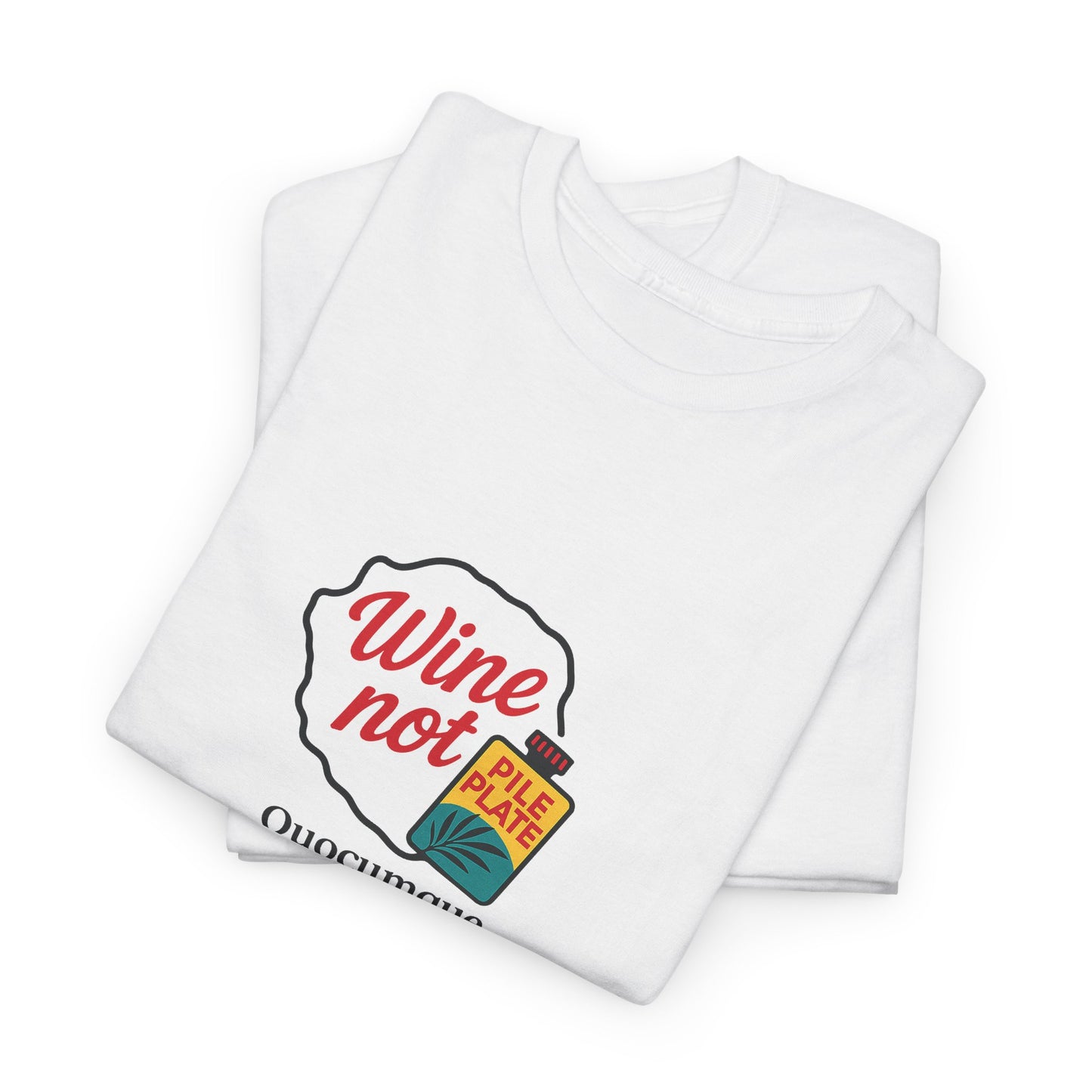 T-shirt Quocumque "Pile Plate", Île de La Réunion, Confort Coton, Elégant, Souvenir Unique, Cadeau, Unisexe, Esprit Voyageur, Créole, Bourbon