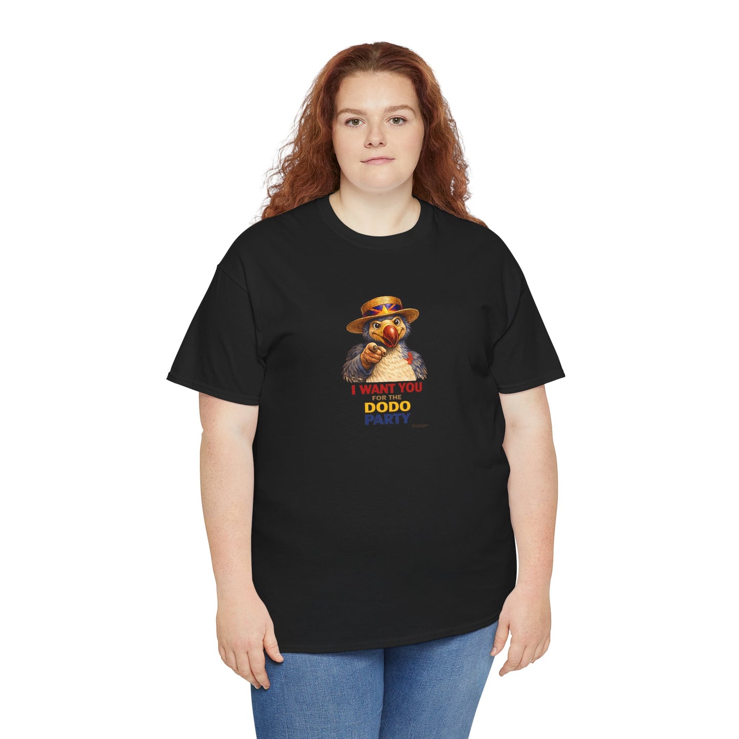 T-shirt Quocumque, " Dodo Party", Confort, Souvenir Unique, Cadeau, Unisexe, Délicatesse, Homme, Femme, Adulte, Sportif, Liberté, Détente